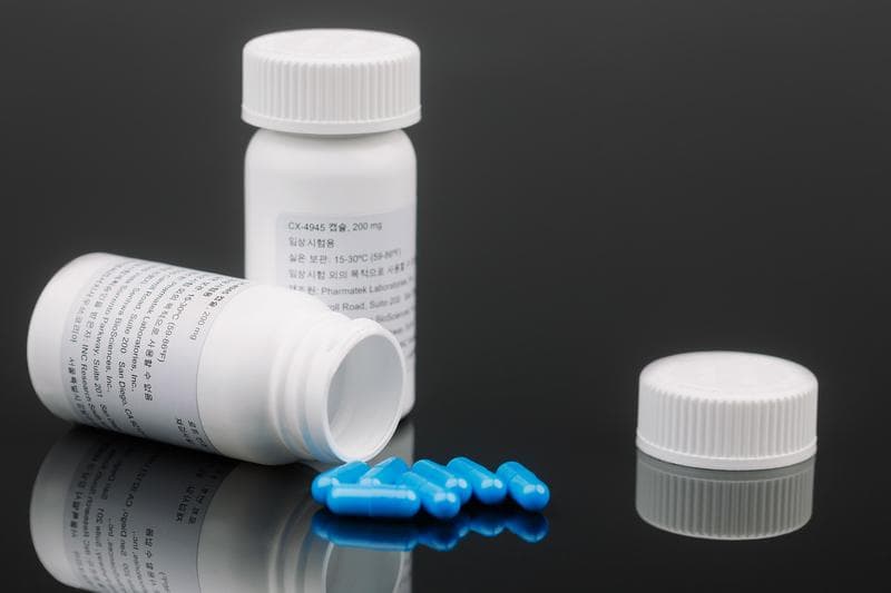 生華科開發中新藥Silmitasertib療效數據已展現對中症患者的臨床效益(Clinical benefit)，是目前台灣開發新冠藥物生技公司中，第一家新藥在抗COVID-19治療已經取得二期正向人體療效數據。（生華科提供）