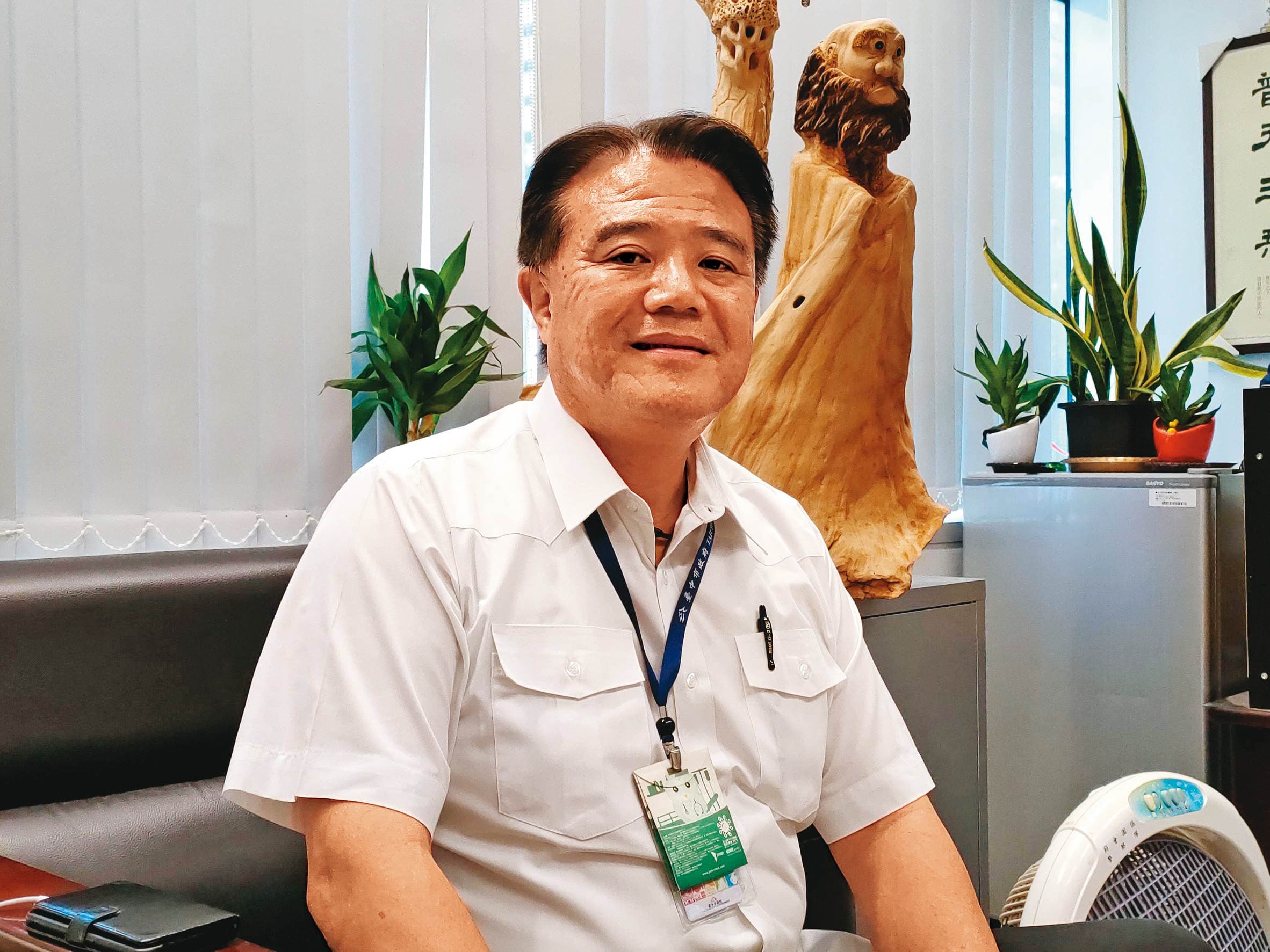 台中警官蕭家成(圖)突破詹男心防,順利偵破這起詐保殺人案。(林慶祥攝)