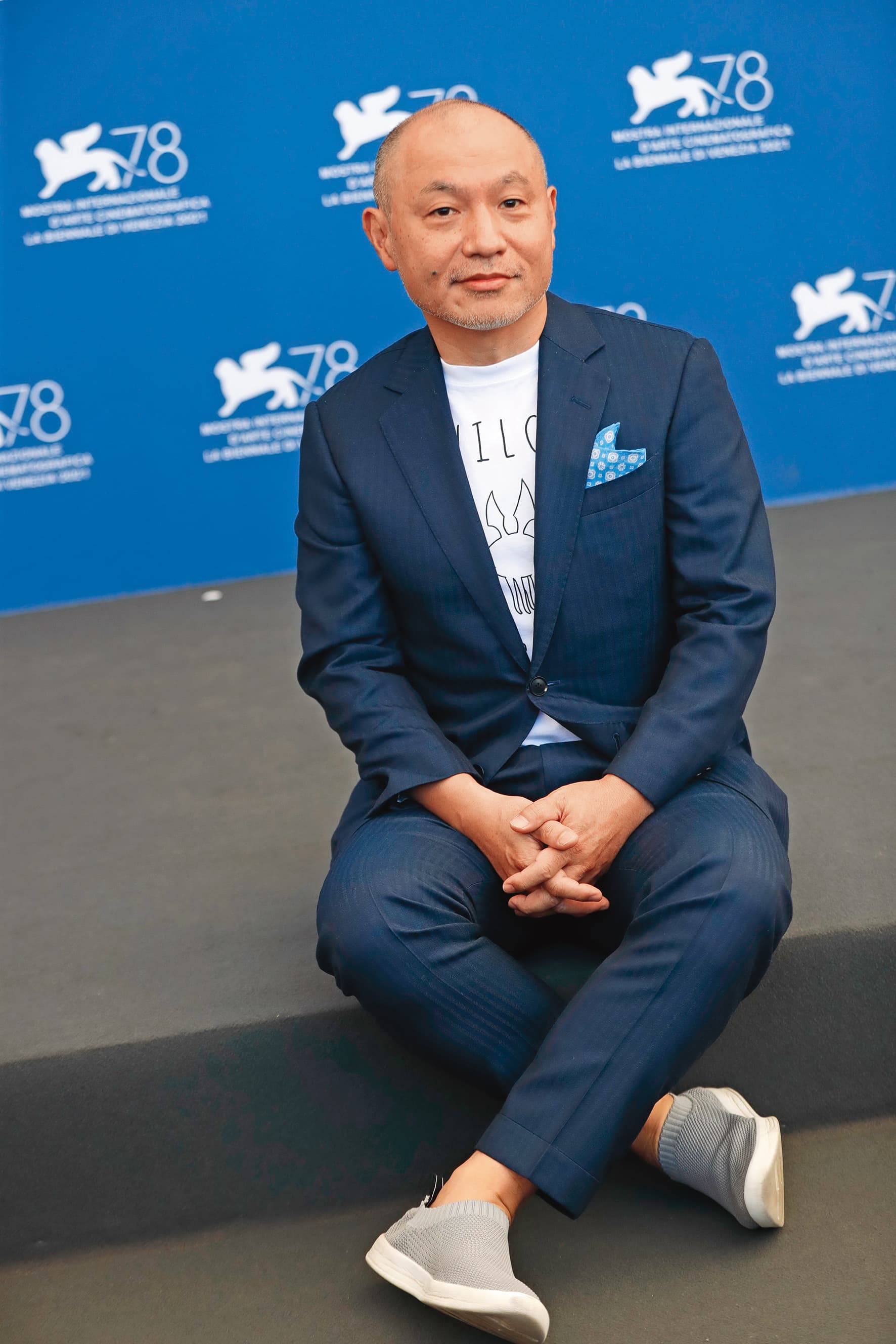 動畫導演湯淺政明帶著新作《犬王》,到威尼斯影展舉行全球首映。(東方IC)