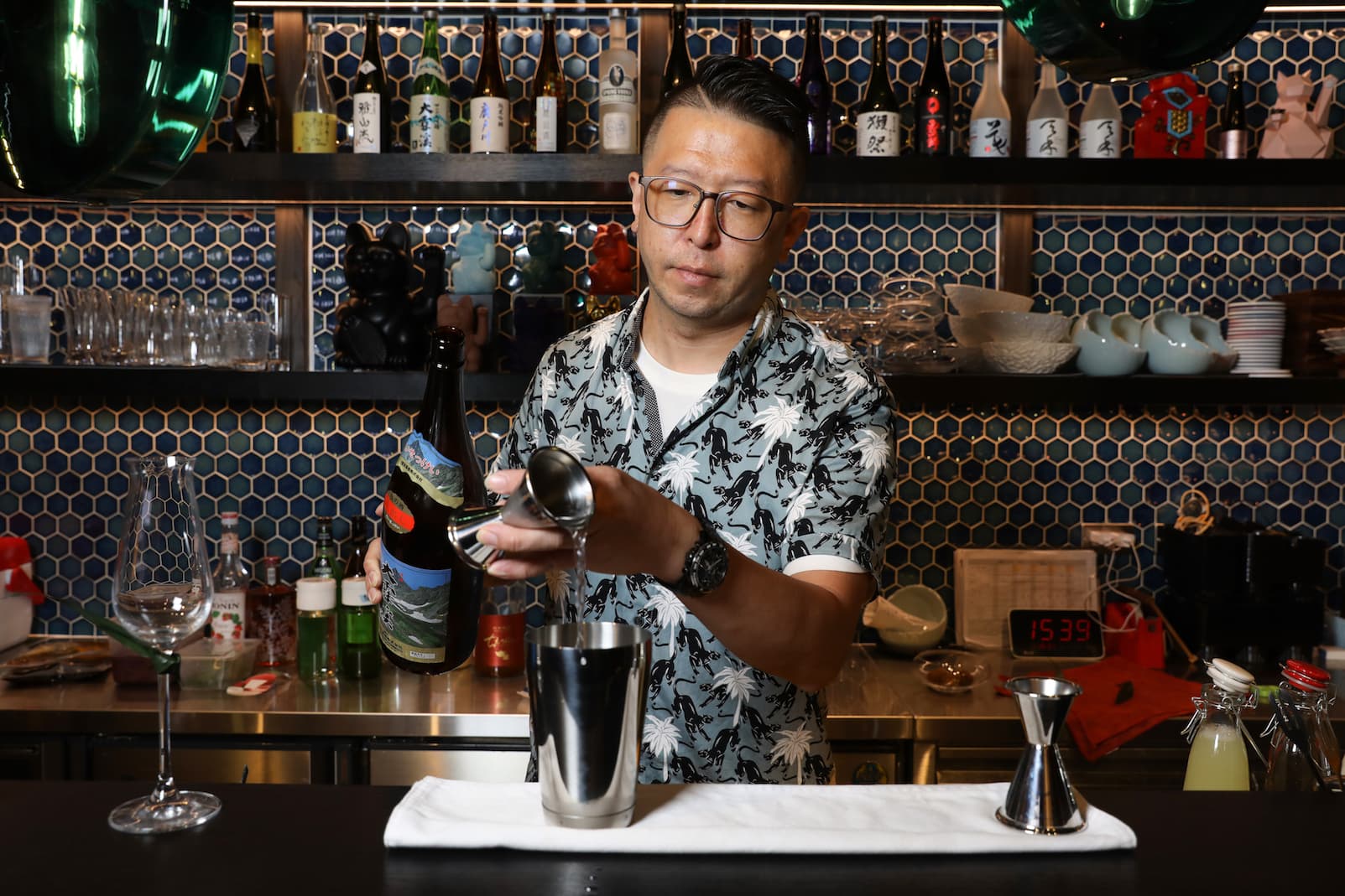 大車輪日料岩酒所調酒顧問李麒蒼以清酒與日式酒類為底，設計6款日系調酒。