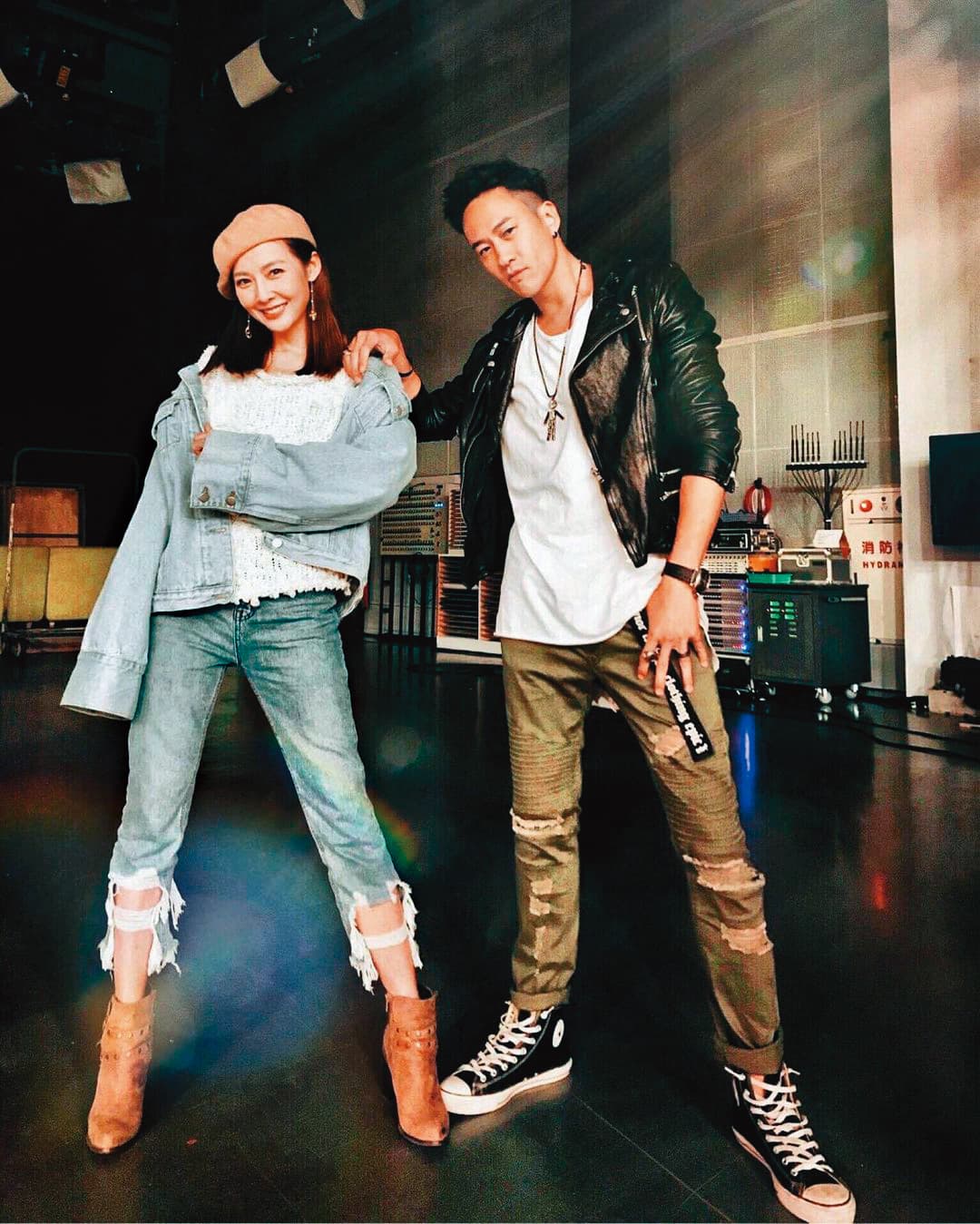 何潤東(右)跟太太Peggy(左)談了14年戀愛,已培養出良好默契。(翻攝自Peggy IG)