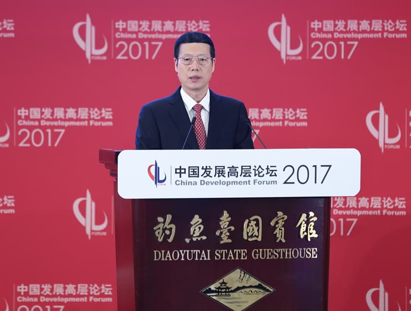 中國前副總理張高麗(圖)被爆與網球女將彭帥有不倫關係。(翻攝自中國國務院網站)