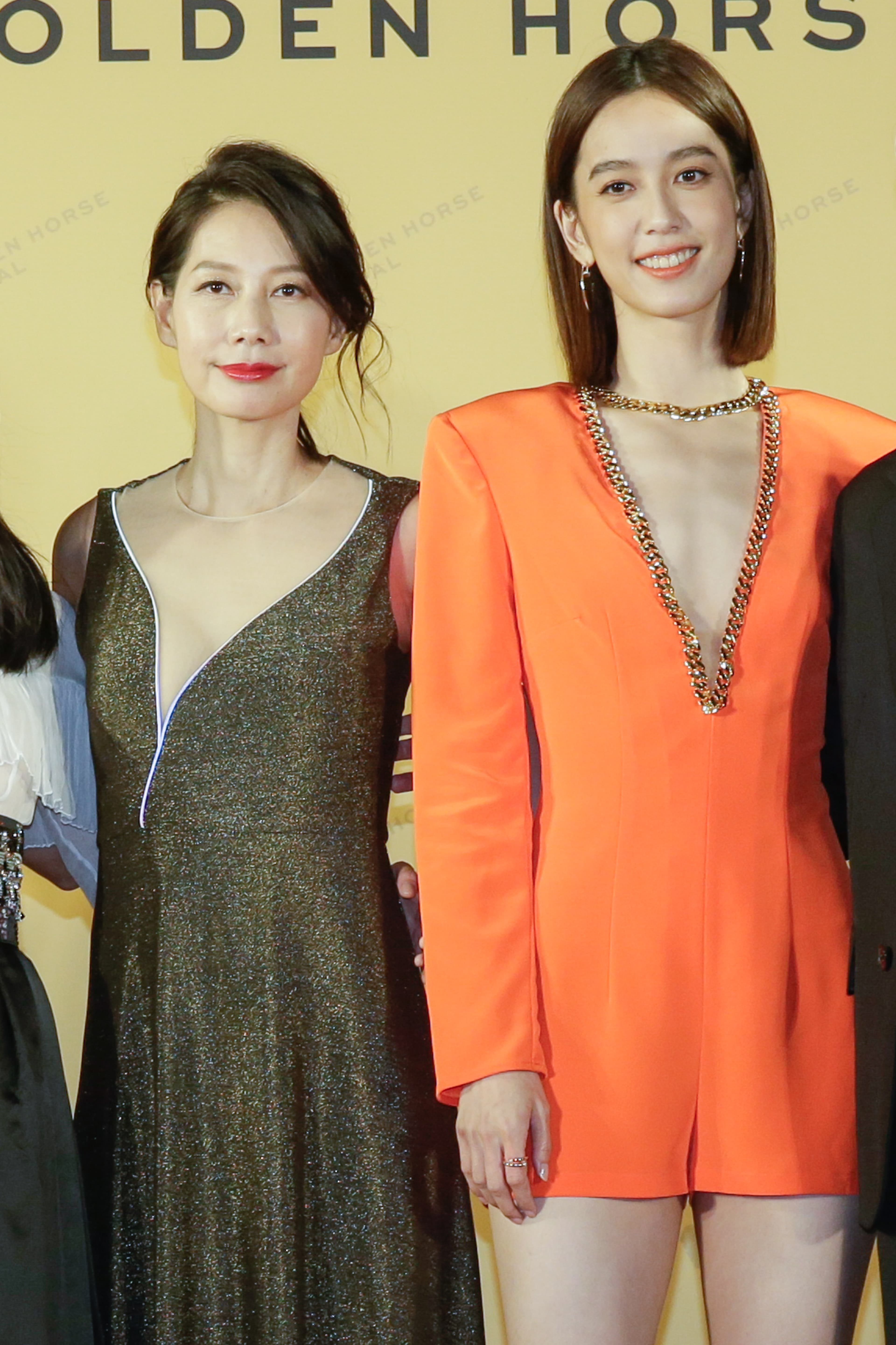 丁寧（左）曾憑同為何蔚庭執導的《幸福城市》獲金馬女配，陳庭妮是否能接棒，就等頒獎當天揭曉。