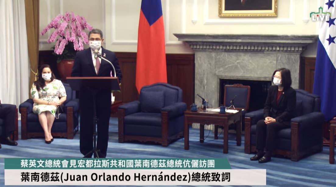 葉南德茲回應，此次率團來台就是要傳達堅定「朋友之間患難見真情」的訊息。（總統府提供）