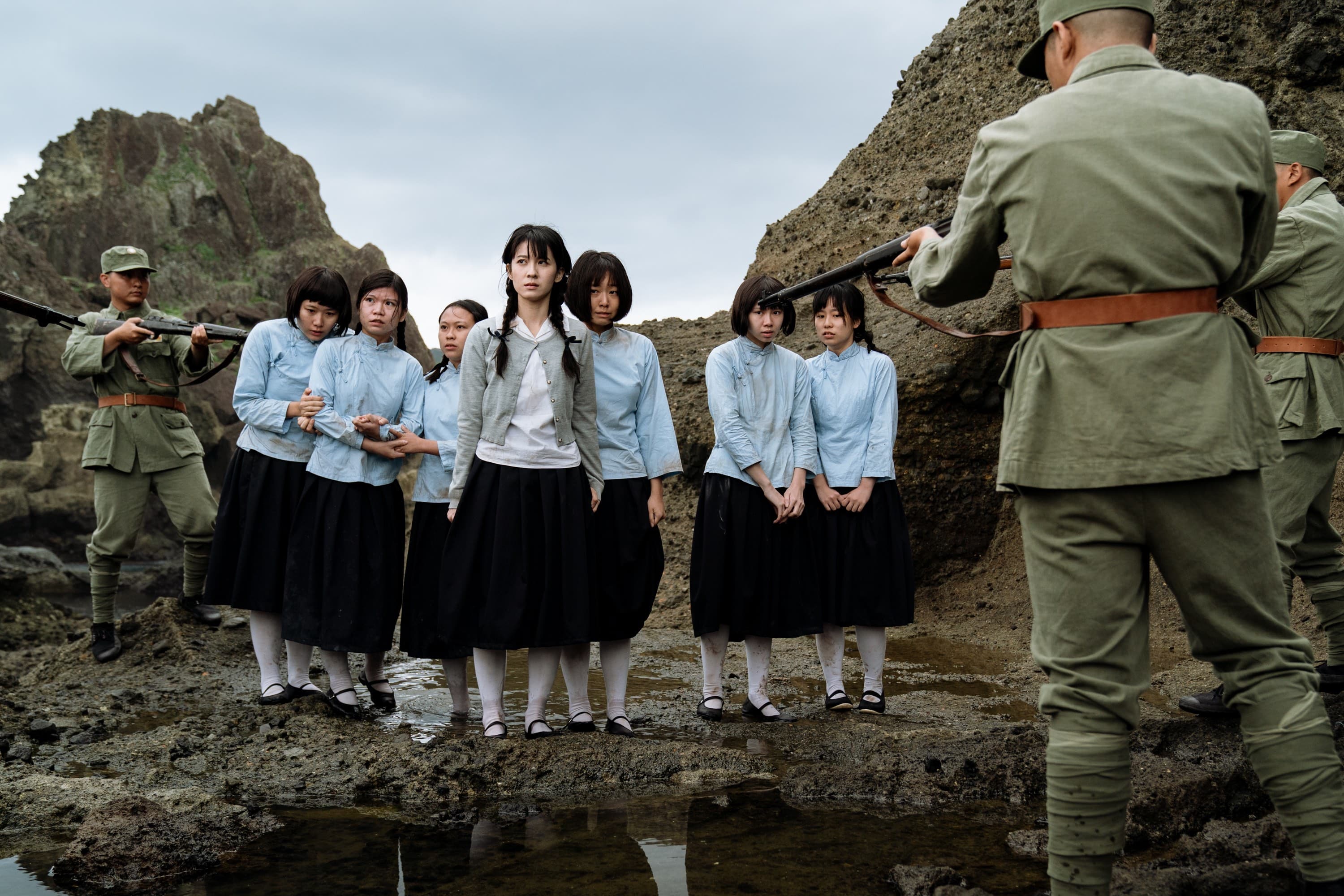 導演周美玲認為余佩真有一雙靈秀的眼神，特別能詮釋無辜女學生的熱情、天真與純粹。（湠臺灣電影提供）