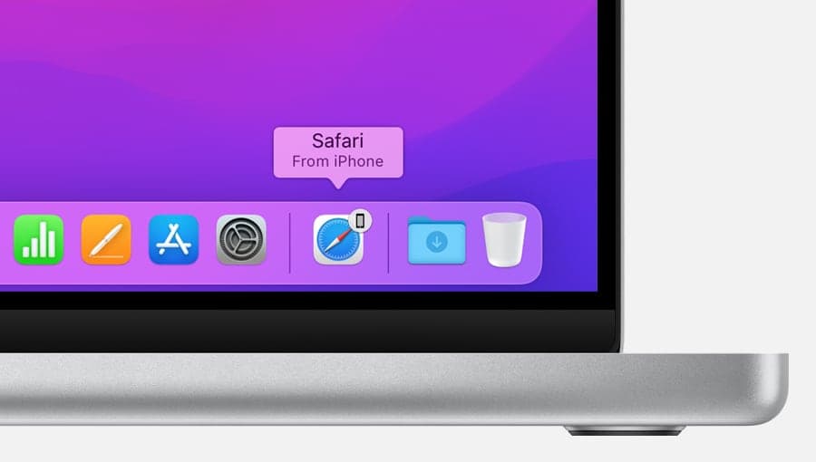「接力」功能適用於Mac、iPhone、iPad、iPod touch或Apple Watch等蘋果科技產品,方便用戶能在不同設備上繼續原先設備上進行的操作。(翻攝自蘋果官網)