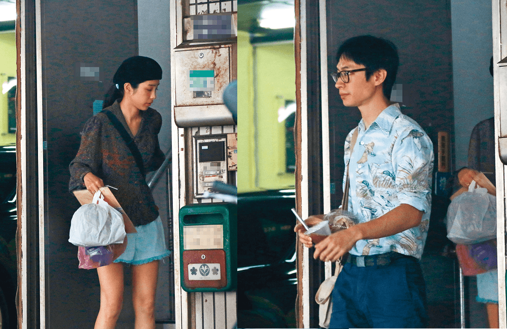 2019年，黃河（右圖）曾被本刊目擊從温貞菱（左圖）家中步出，看起來頗有老夫老妻感。