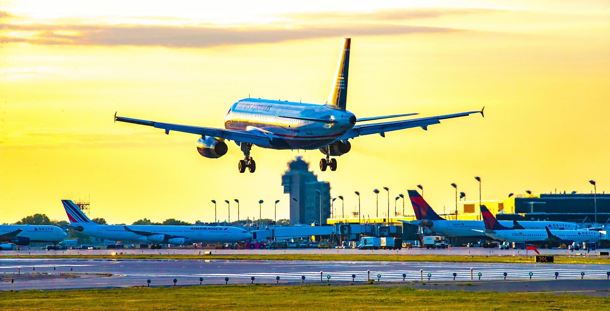 事發的聖保羅國際機場,位於美國明尼蘇達州。(翻攝MSP Airport Facebook)