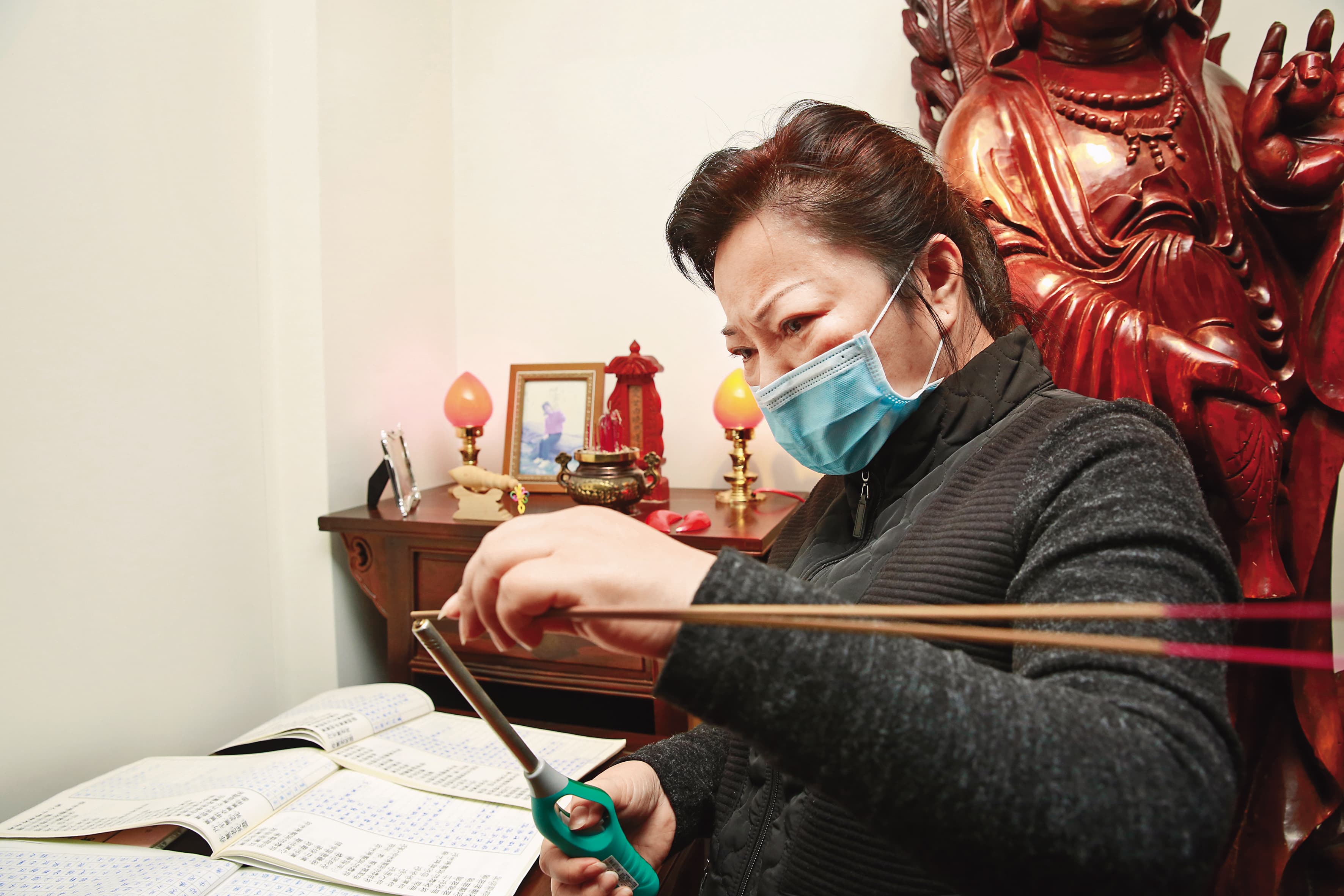 白曉燕事件是白冰冰心中最大傷痛，女兒的牌位一直存放在家中。