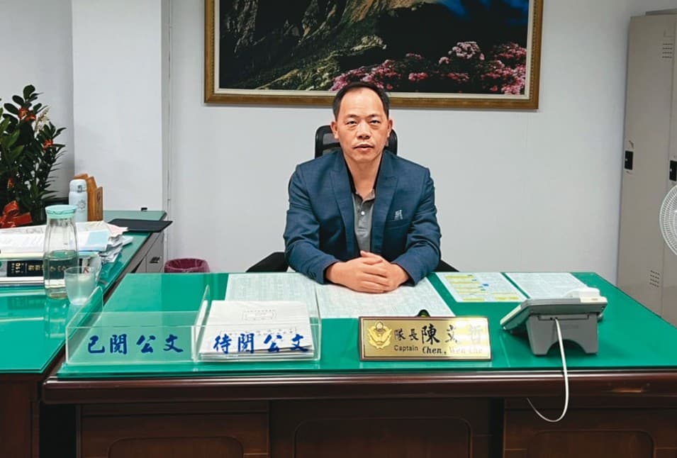 承辦警官陳文哲(圖)說,他們查出袁男的車被賣掉,就研判袁凶多吉少。(林慶祥攝)