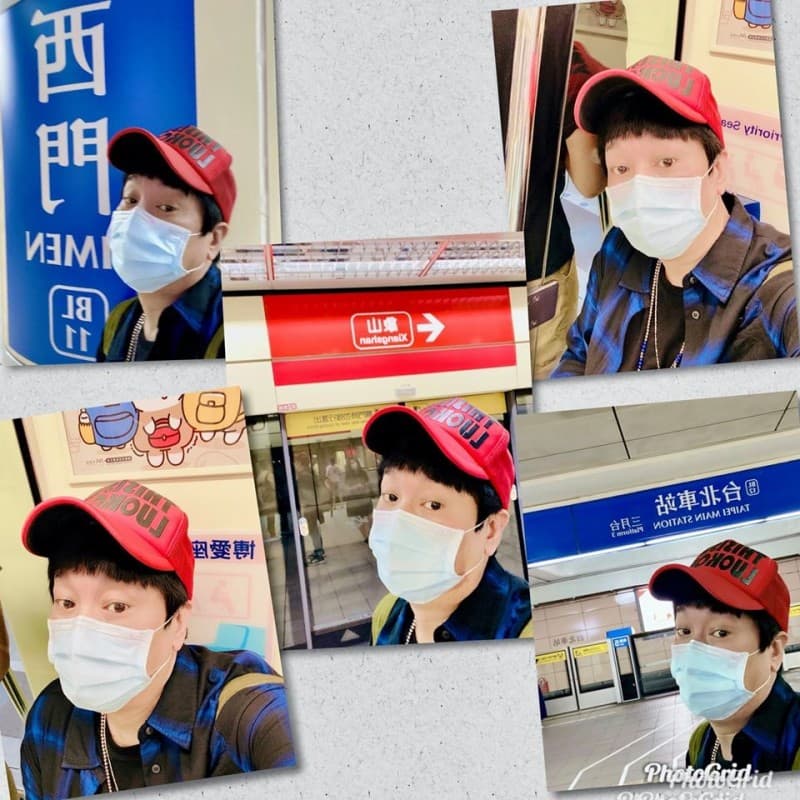 曹西平在臉書po出自己搭捷運的照片,認為搭捷運就是真實的生活。(翻攝自曹西平臉書)