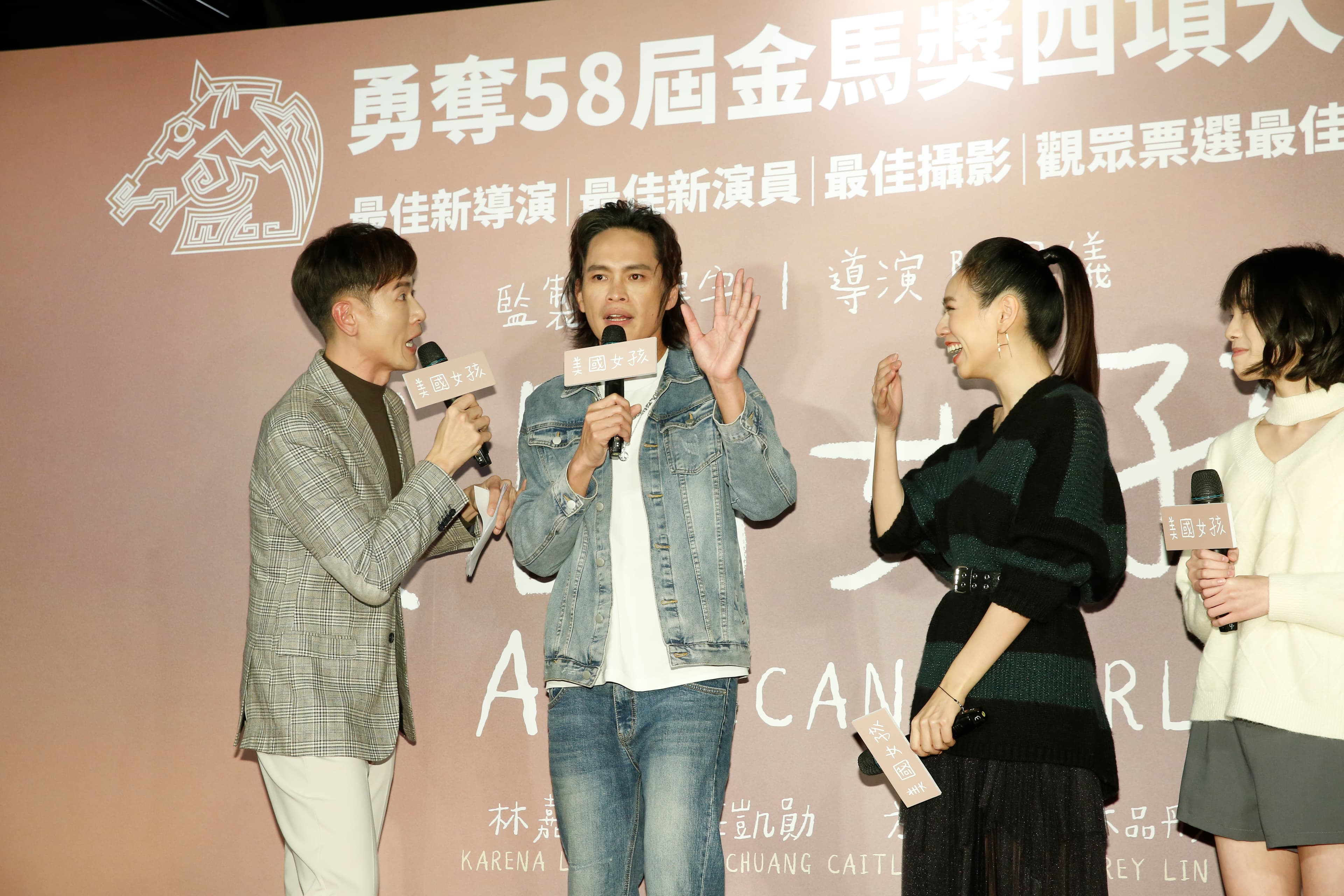 黃鐙輝被拗包場，他表示要看導演下一部電影要給我什麼角色？戲份越多包越多場。右為夏于喬、林真亦。