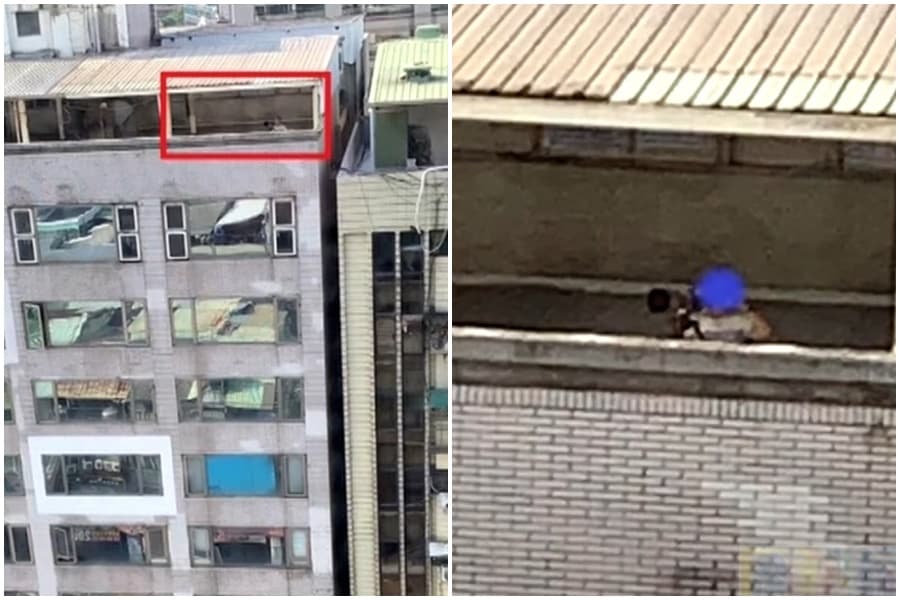 主播劉涵竹分享在家中陽台被偷拍的經歷。(翻攝自《媽媽好神之俗女家務事》YT頻道)