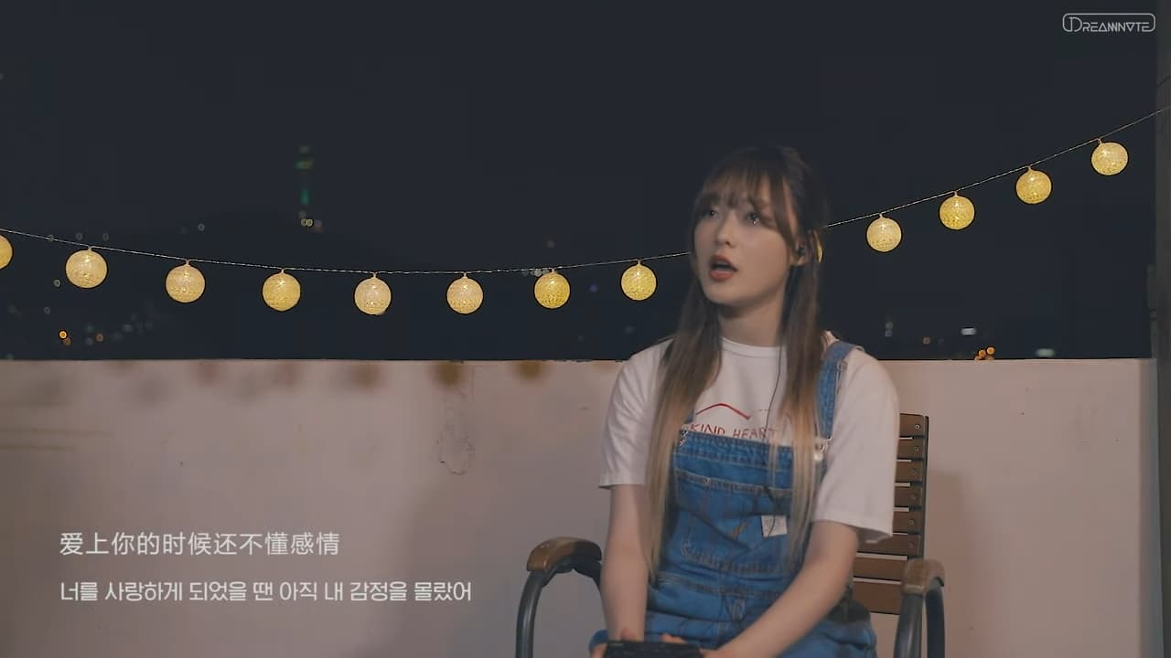 Lara因看《我的少女時代》開始對中文產生興趣,自己練會主題曲《小幸運》並拍攝了翻唱影片與粉絲分享。(翻攝自DreamNote YouTube畫面)