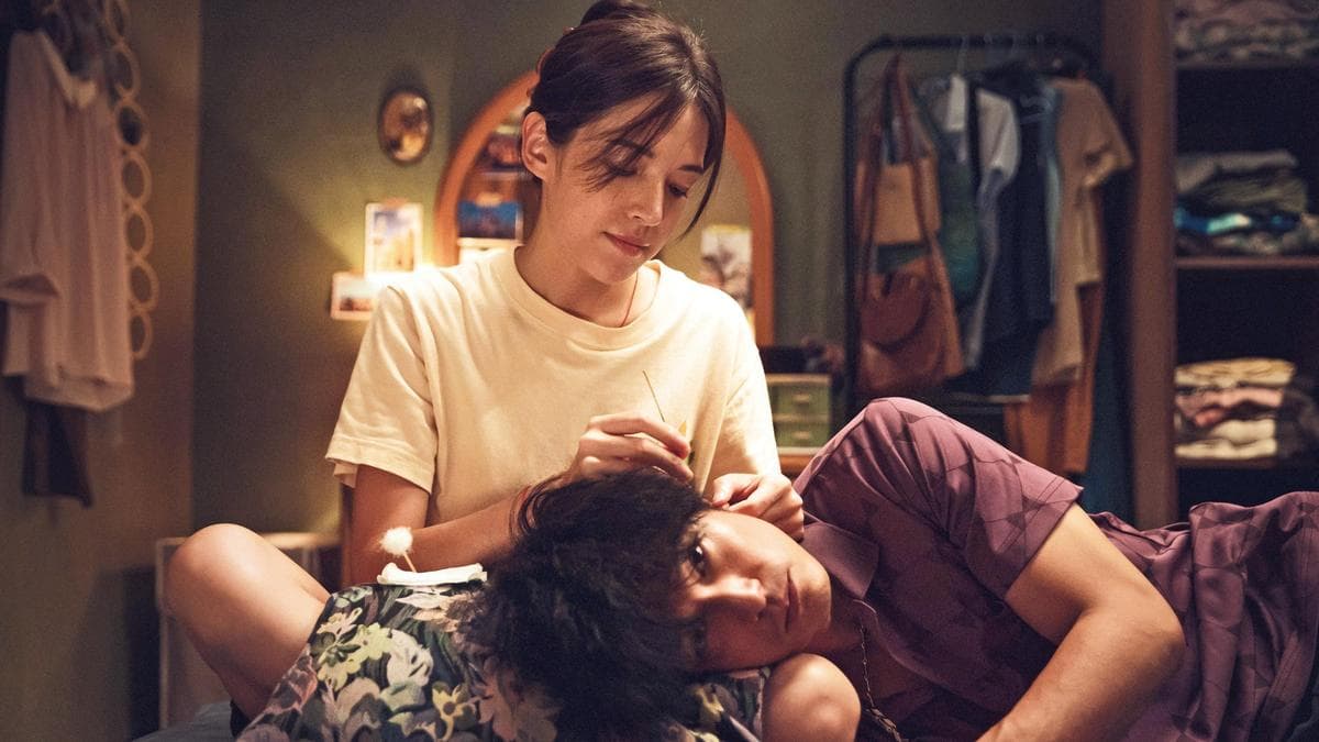 邱澤與許瑋甯電影中愛得濃烈,假戲真做,真的戀愛結婚。(金盞花大影業提供)