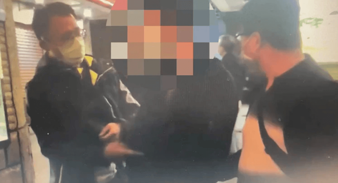 警方在花蓮逮捕共犯田男。(翻攝畫面)