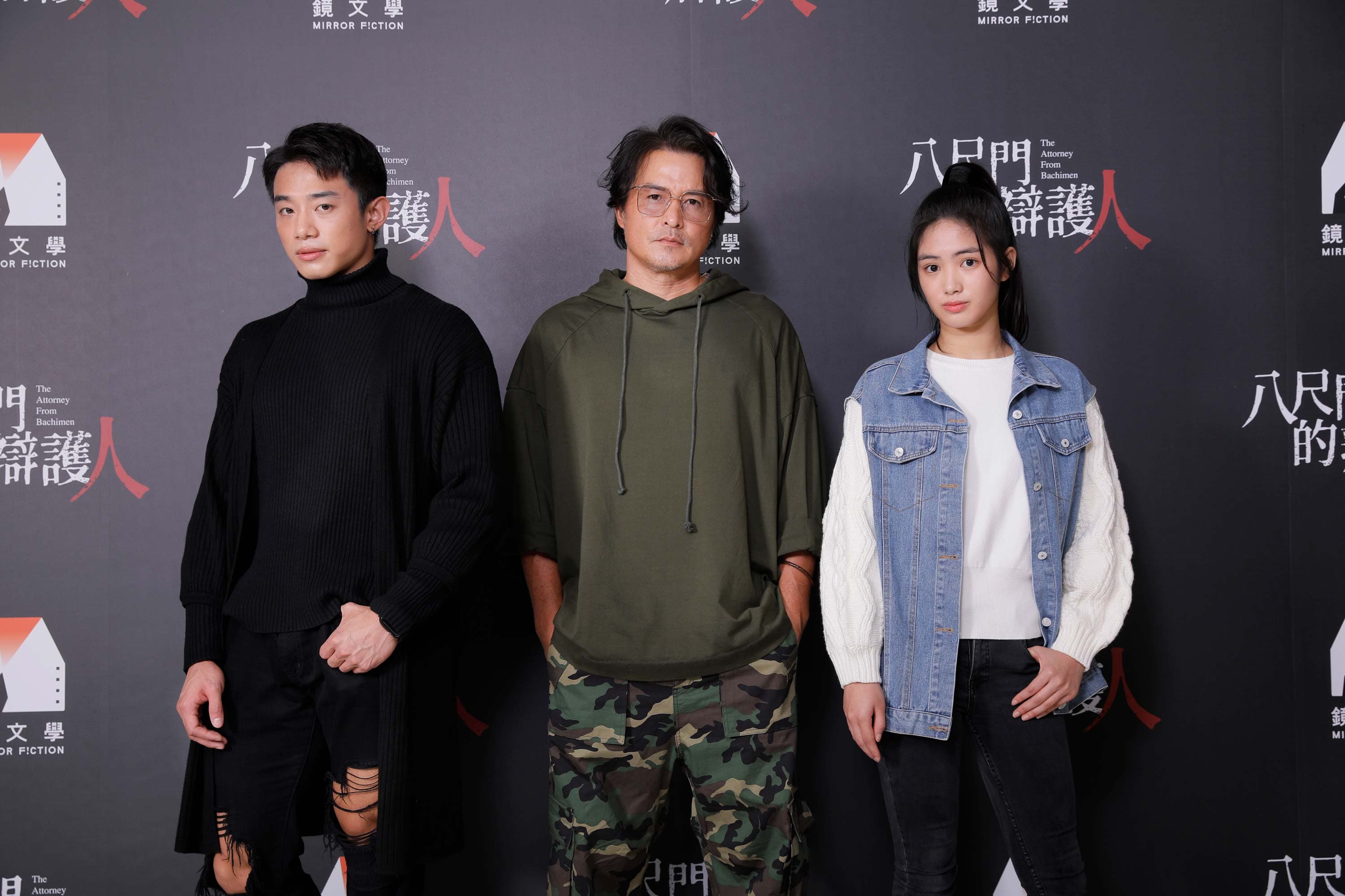 《八尺門的辯護人》三人小組: 初孟軒、李銘順、雷嘉汭 。 (鏡文學提供)