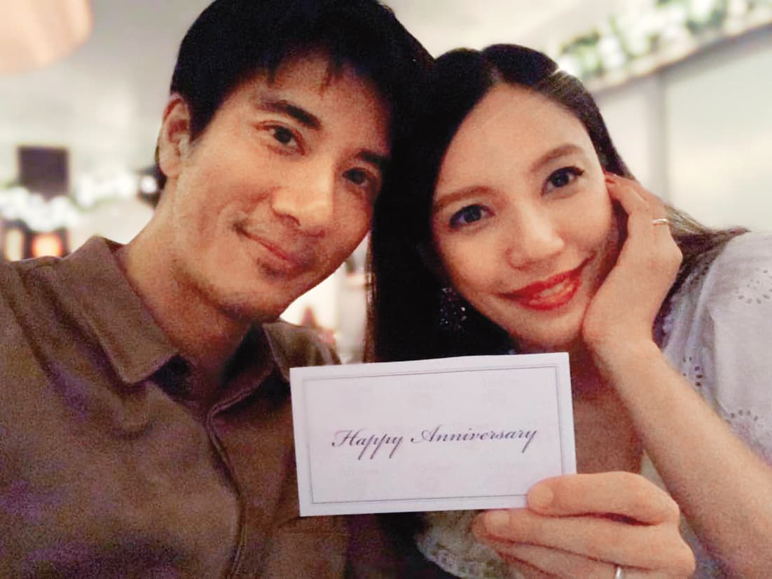 情到濃時,王力宏與李靚蕾頻頻在社群媒體放送閃照。(翻攝自王力宏IG)