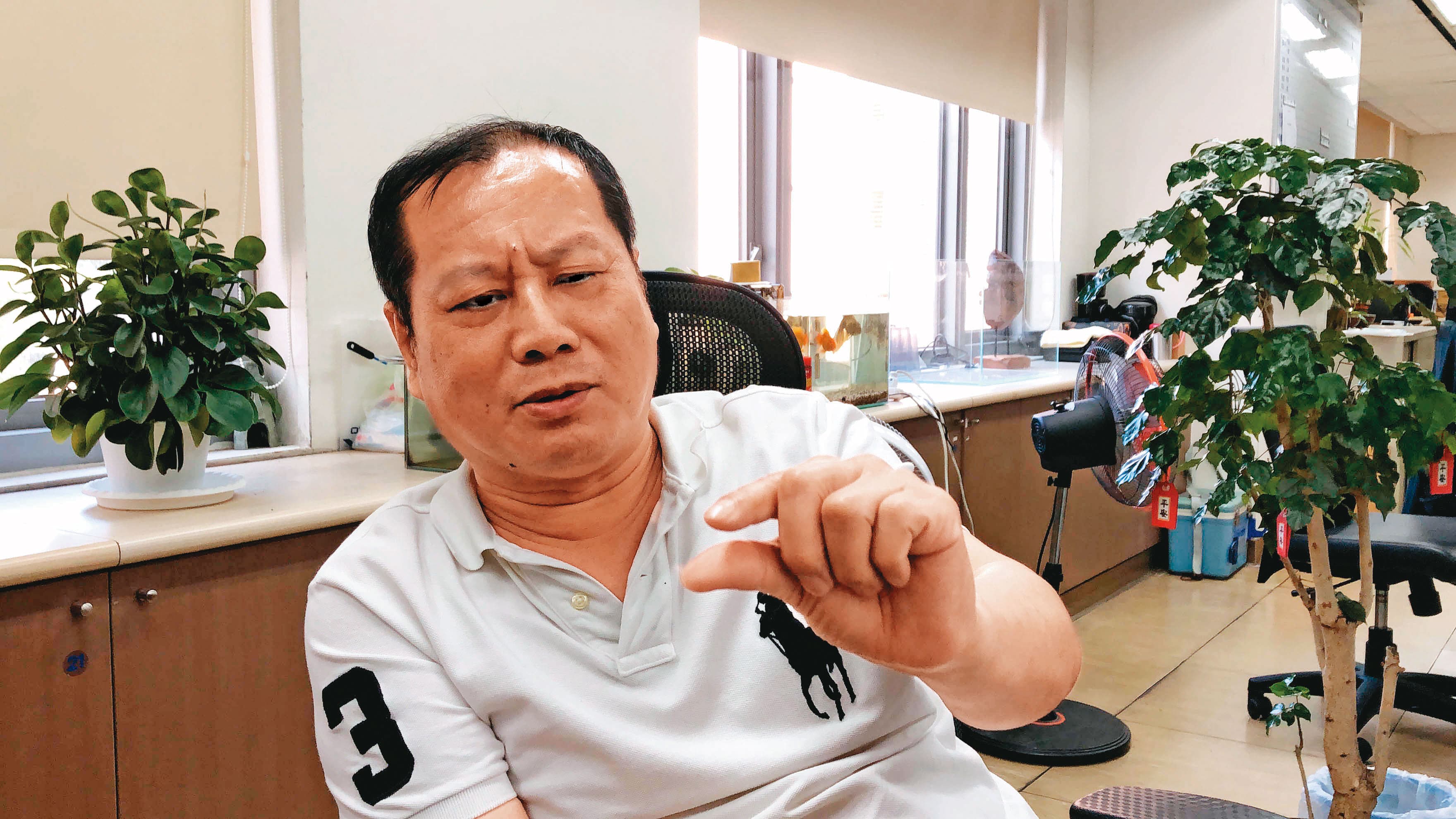 時任中山分局偵查佐的王其南表示,從警多年從未見過如此殘忍的手法。(潘姵如攝)