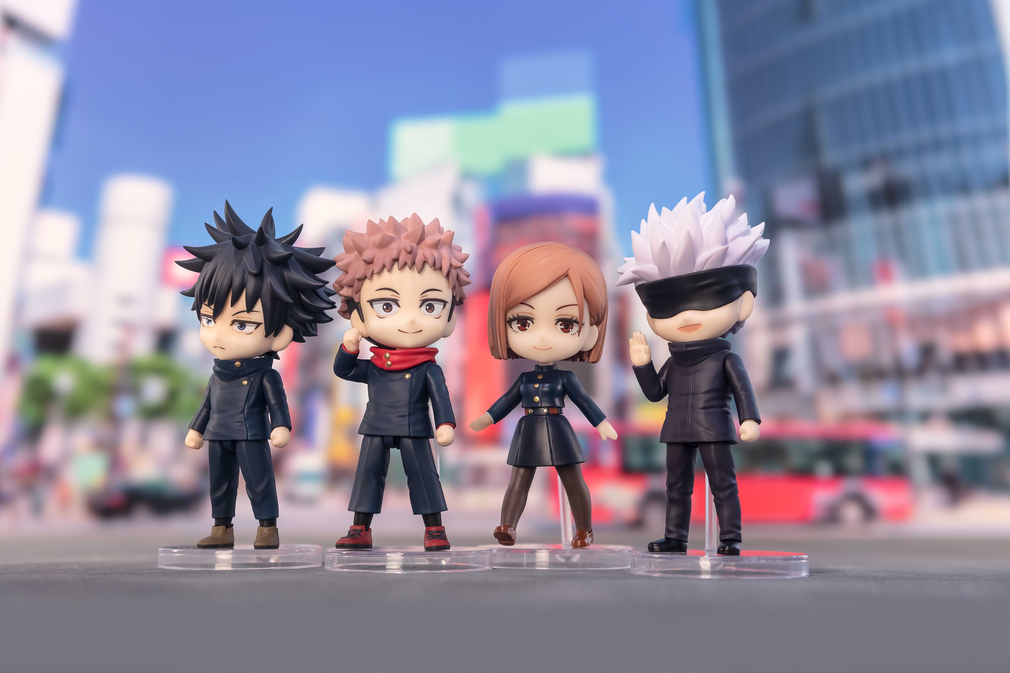 《咒術迴戰》「Figuarts mini」系列試作品。(台灣萬代南夢宮提供)