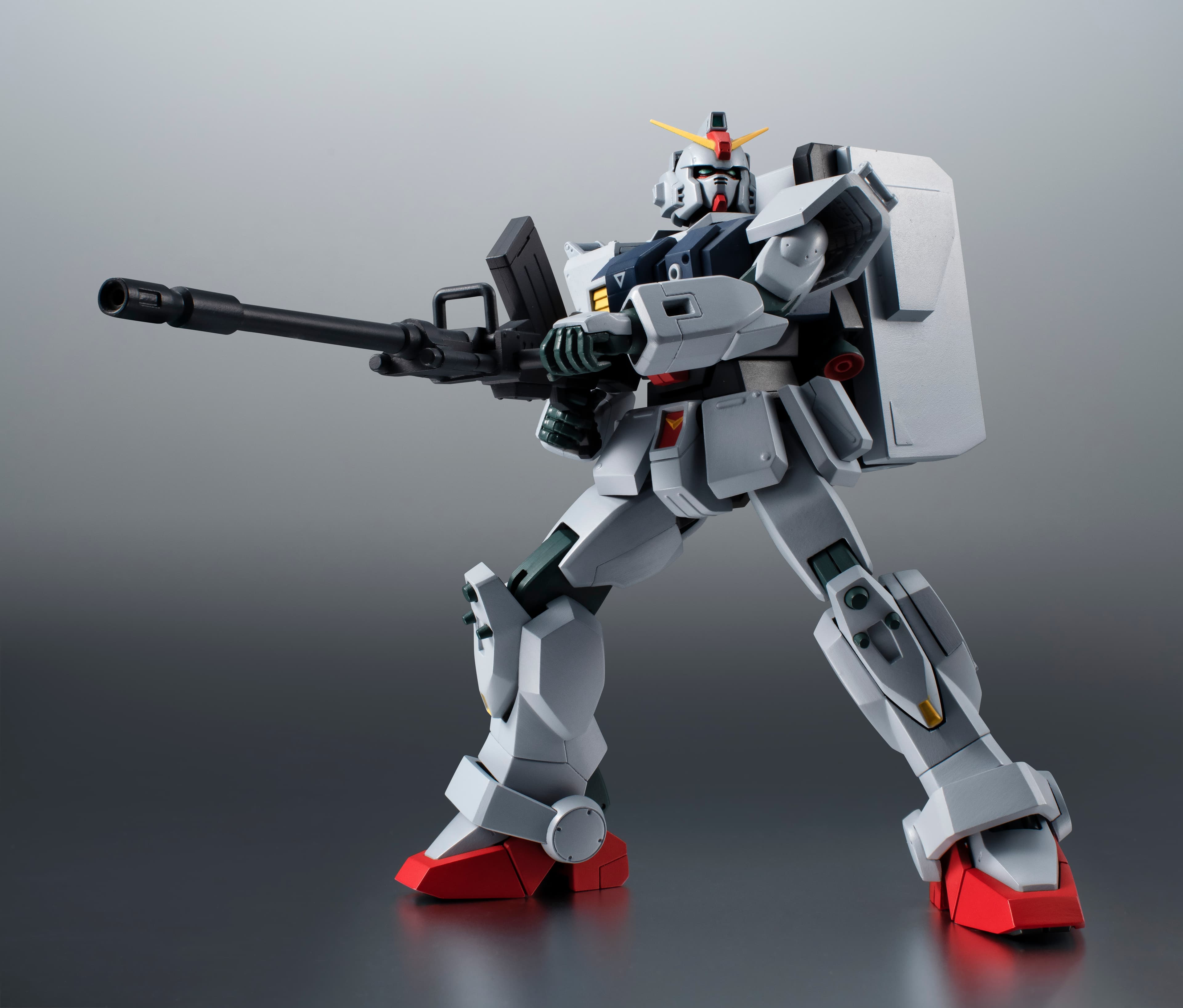 「ROBOT魂 ver. A.N.I.N.E.」系列最新商品「陸戰型鋼彈」(台灣萬代南夢宮提供)