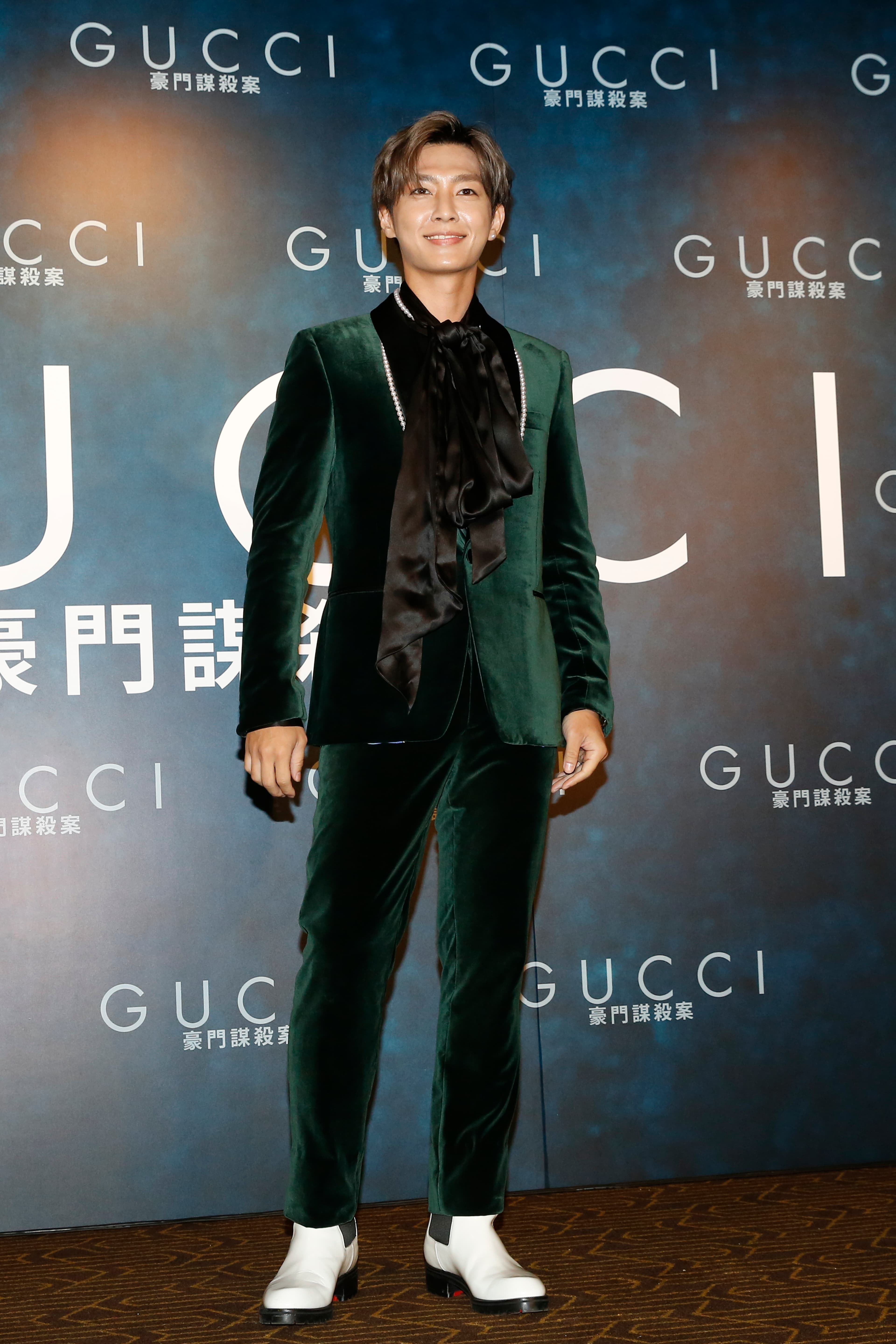 炎亞綸表示前來首映支持自己的朋友女神卡卡,「她說第二次拍戲有點緊張。」