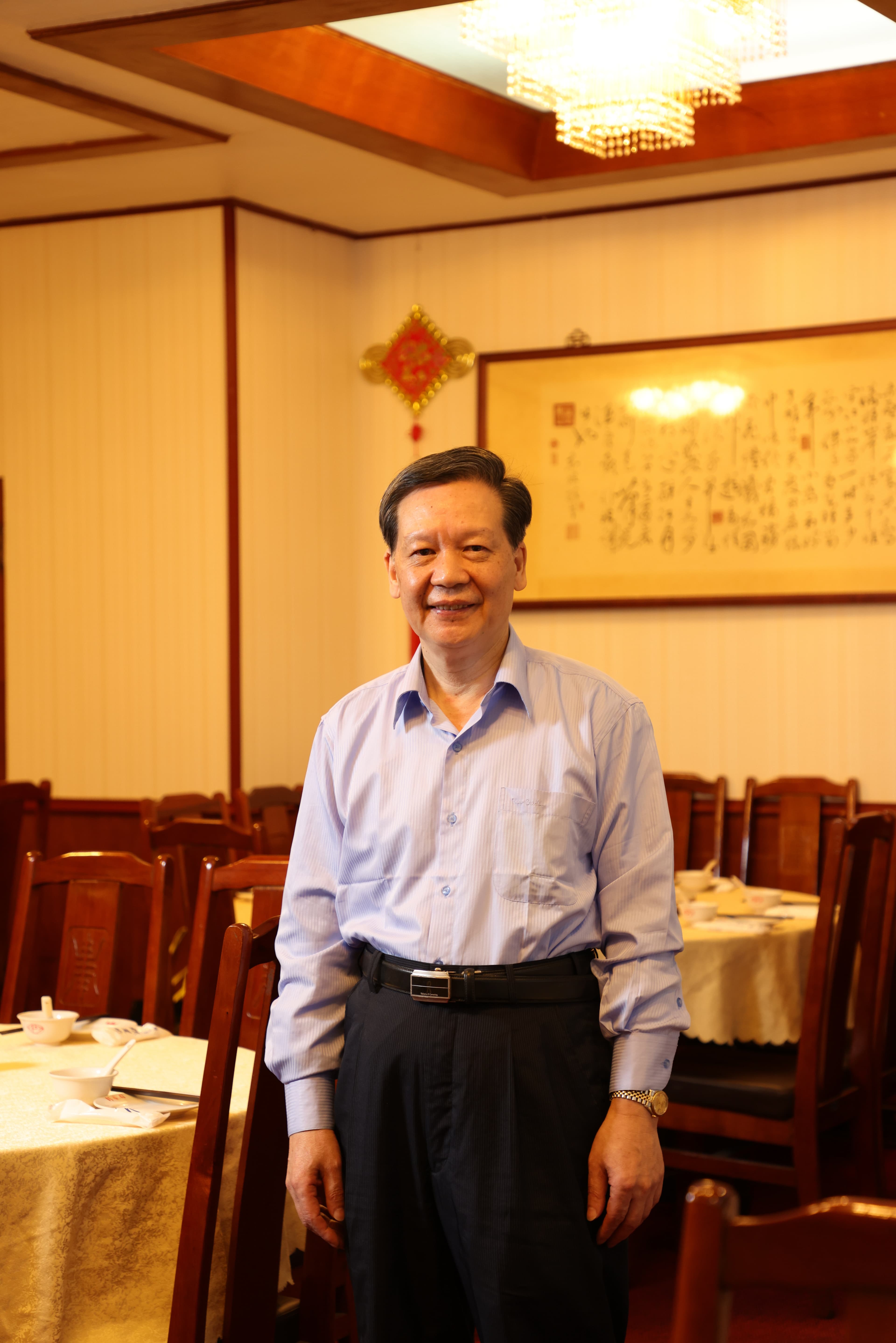 跟著堂哥們到台灣成家立業的彭壯銳,很珍惜多年兄弟情。