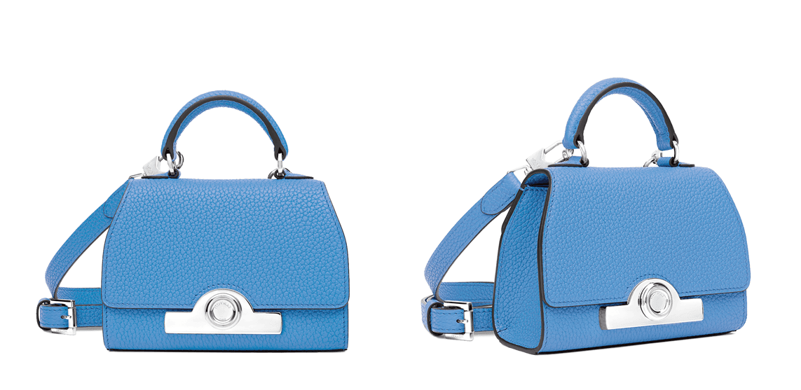 莉莉柯林斯同款的海水藍Réjane Nano。NT$73,430(MOYNAT提供)
