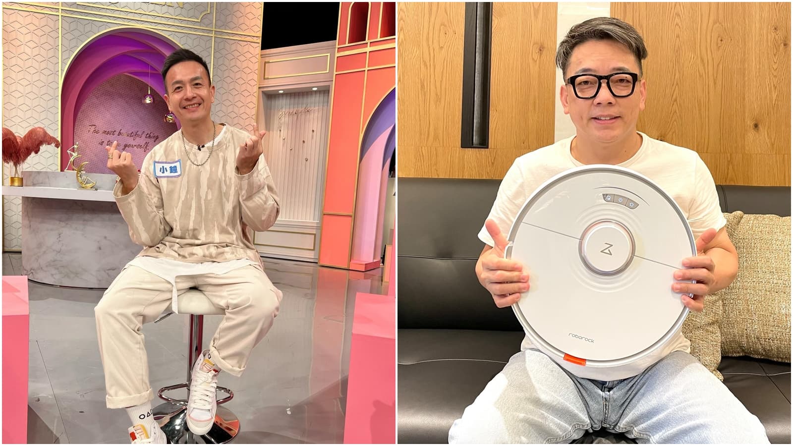 小鐘、詹惟中原本兩人是好朋友,因賣房而鬧翻。(翻攝自小鐘、詹惟中臉書)