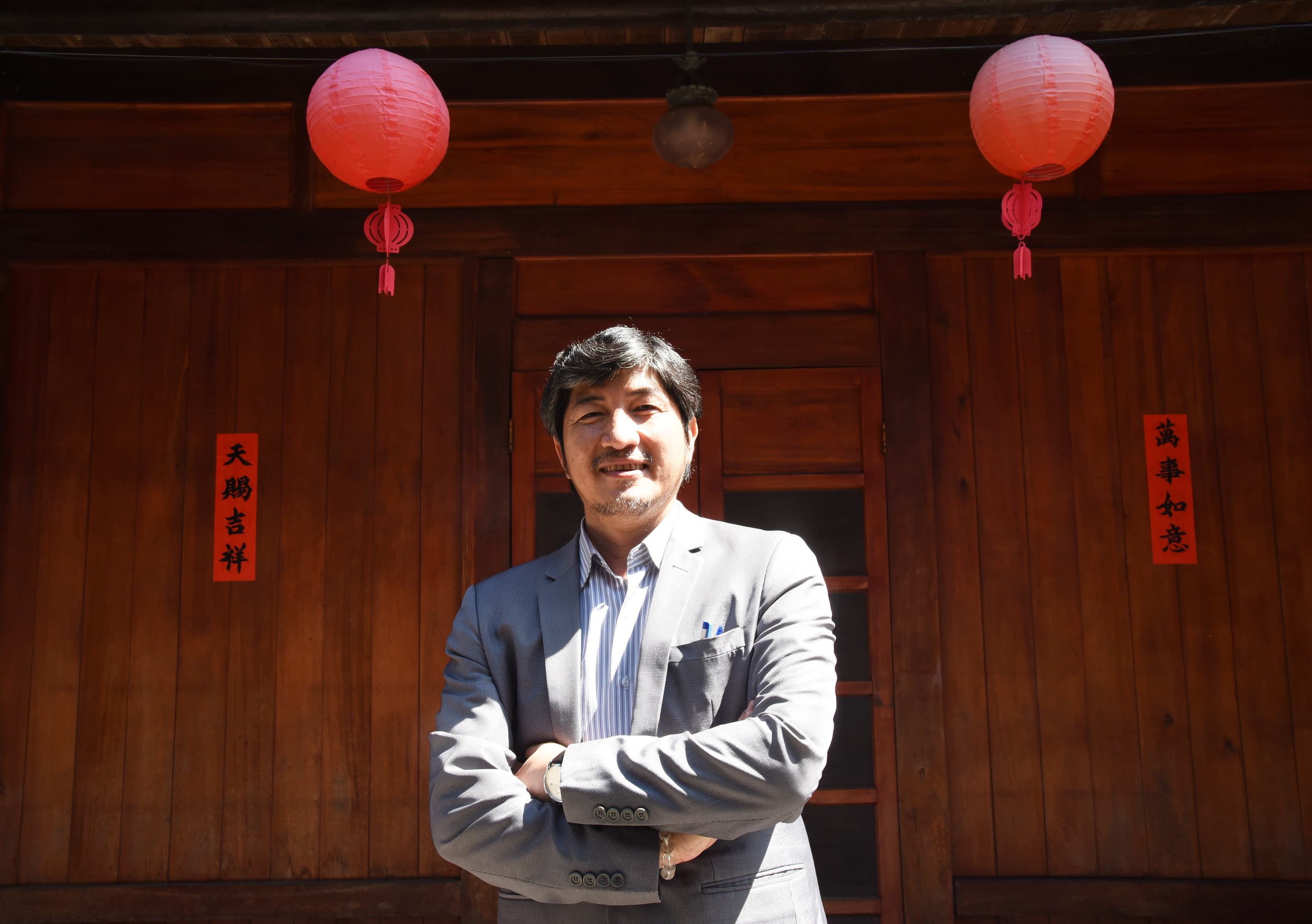 允晨文化發行人廖志峰對於余英時教授,有「師者如父」般的情感,對於此次將回憶錄有聲化,期許能讓更多年輕讀者認識這位當代偉大學者的人格與學思歷程。(允晨文化提供)