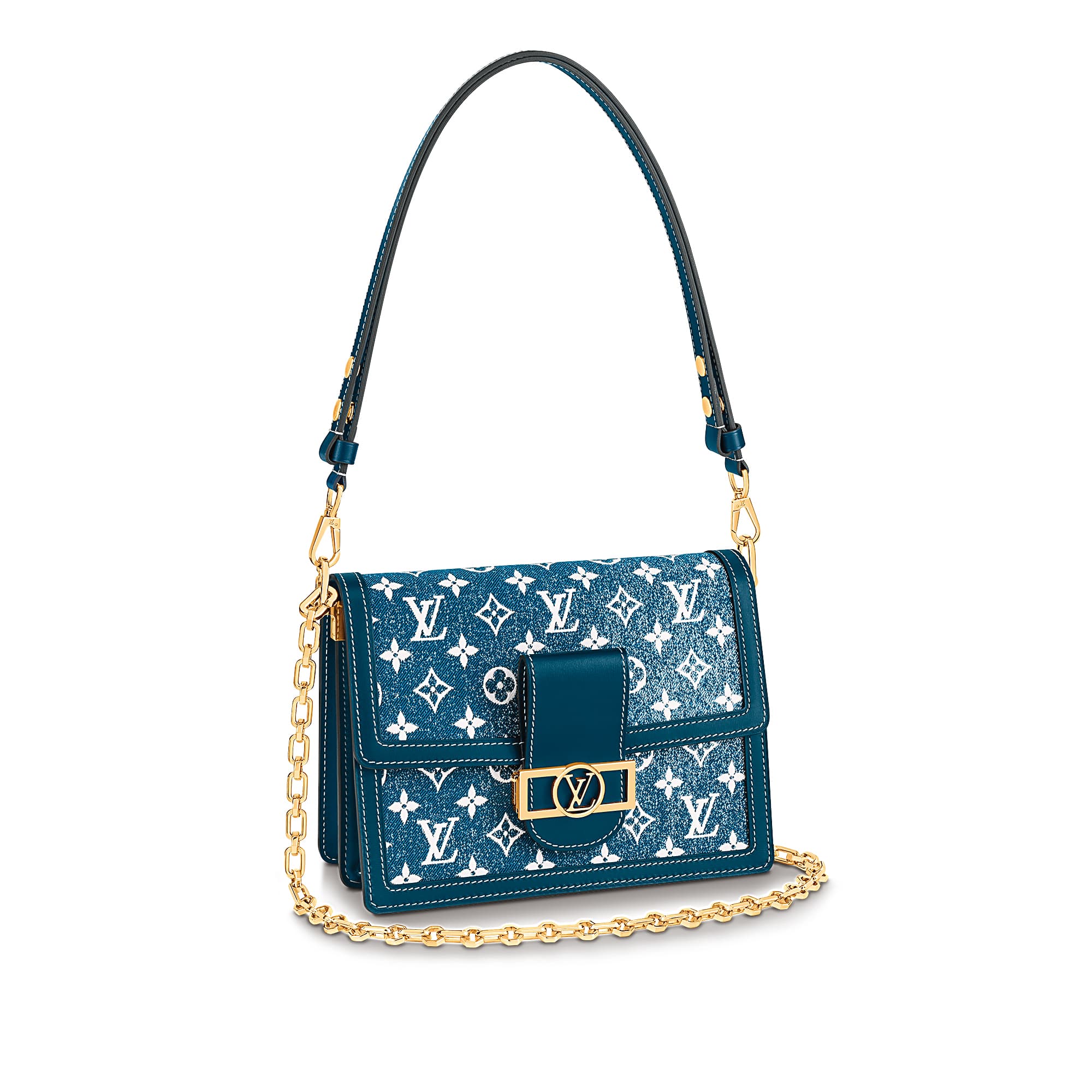 Monogram Jacquard Denim系列Dauphine手袋 NT$121,000(LOUIS VUITTON提供)