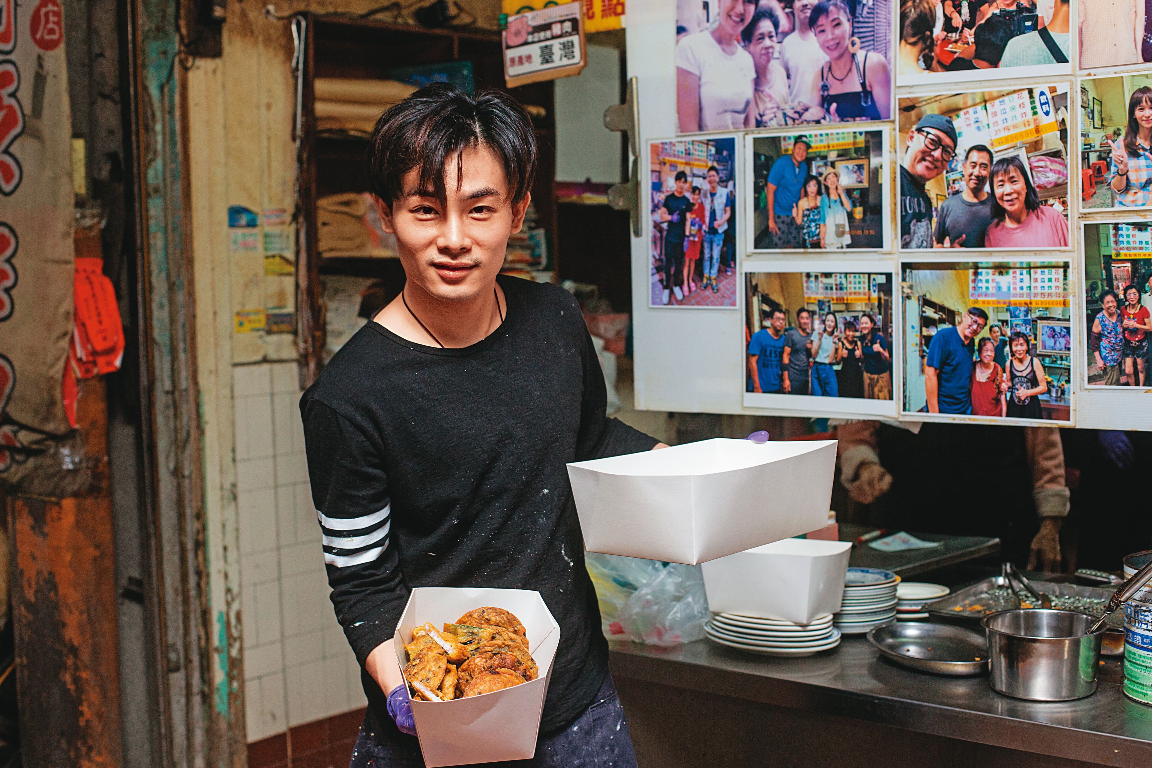 過往店裡大宗訂單都是用新鞋盒裝,許凱綸考量衛生因素,接班後改為專業打菜盒。