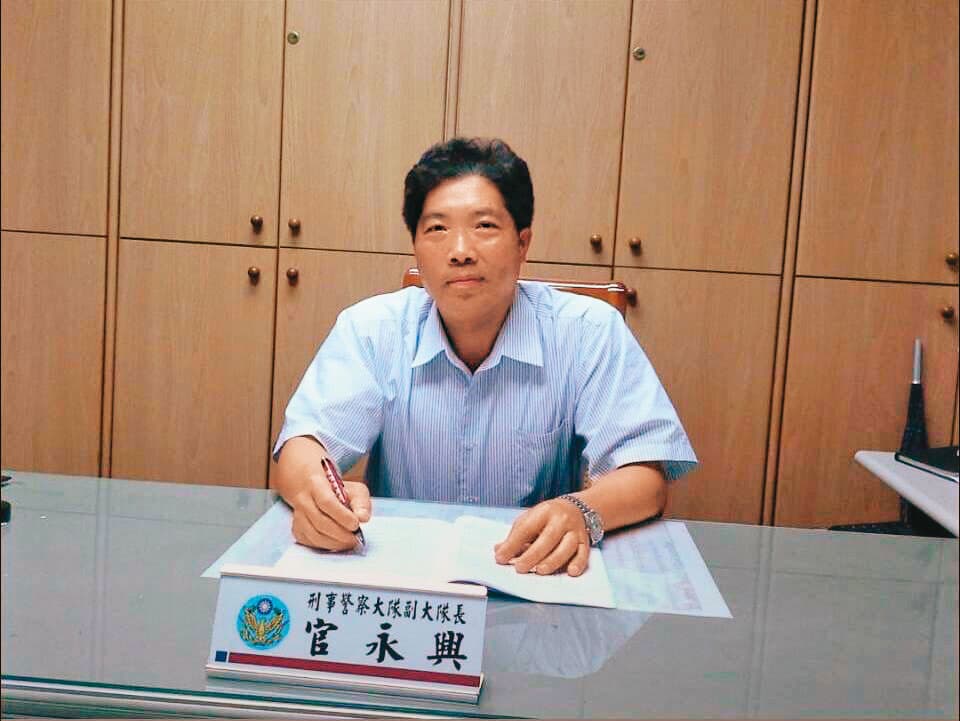 時任雲林縣警局斗六分局偵查隊長的官永興，談起偵辦過程記憶猶新。（張馥暄攝）
