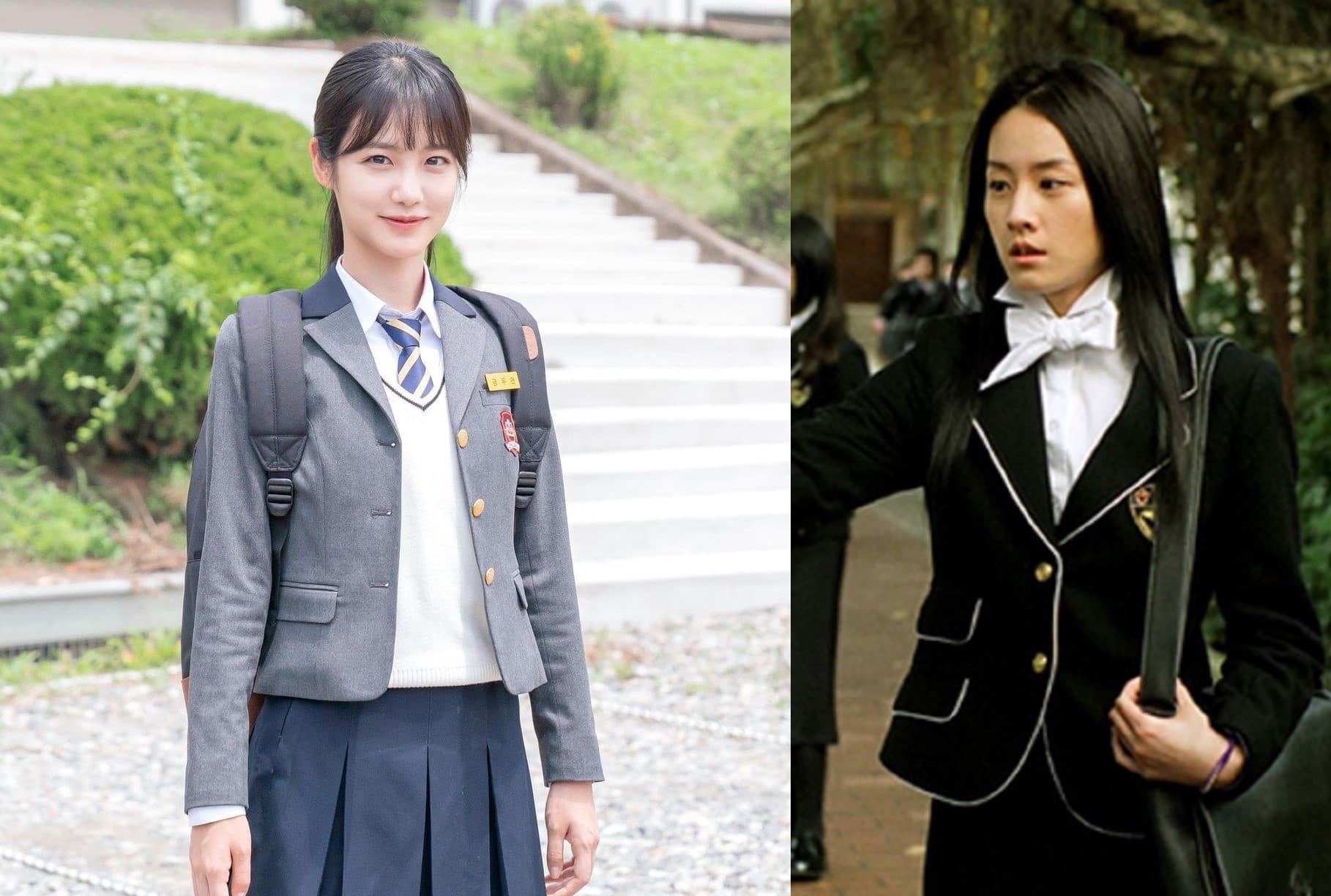 新生代女星辛叡恩（左圖）將在韓版《不能說的秘密》中飾演愷玹的角色「晴依」。（左圖翻攝自辛叡恩Instagram，右圖翻攝自Daum Movie）