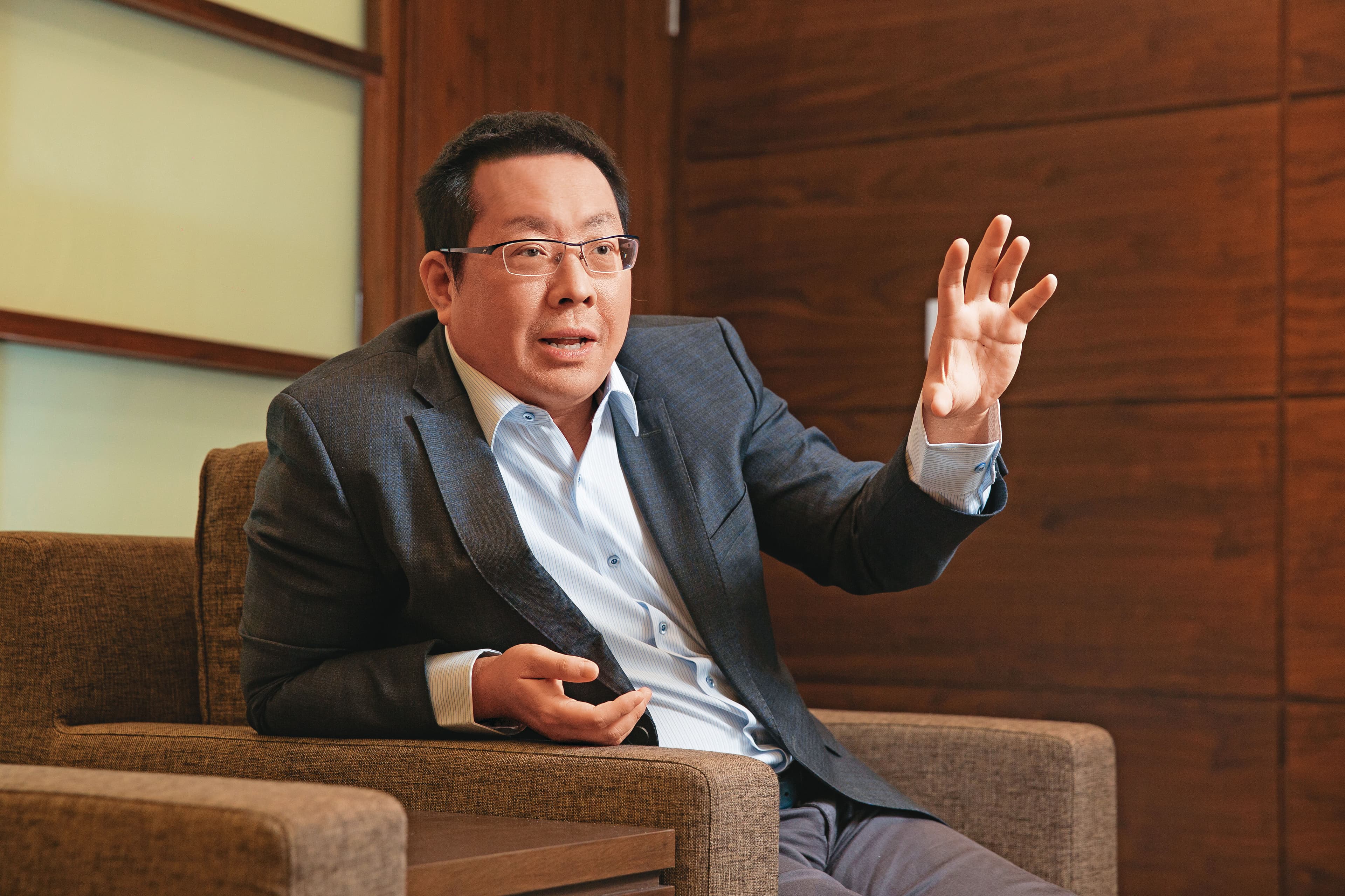 國內疫情再起，吳昕昌表示不會暫緩SKM Park營運腳步。