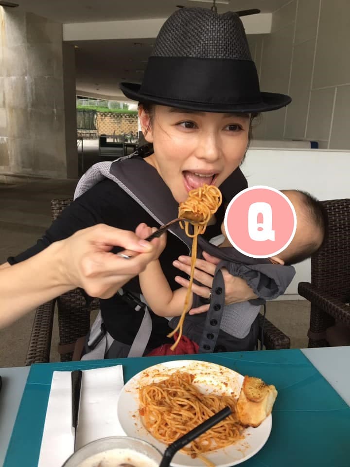 為了生子,徐若瑄歷盡艱辛,也因此鋼鐵V的形象深入民心。(翻攝徐若瑄臉書)