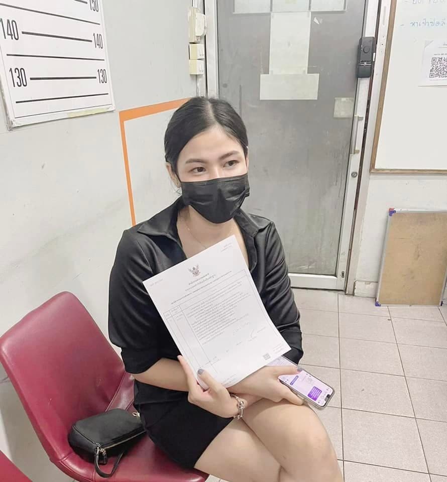 沙埃亞事發後馬上去報警。(翻攝自Pareploy Saeaia臉書)