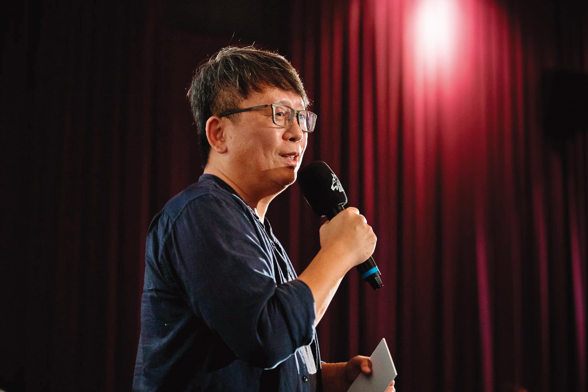 《愛別離苦》是楊力州第10部紀錄長片,於2020年金馬影展舉行世界首映,他也出席映後座談分享拍片甘苦。(翻攝自金馬影展粉絲專頁)