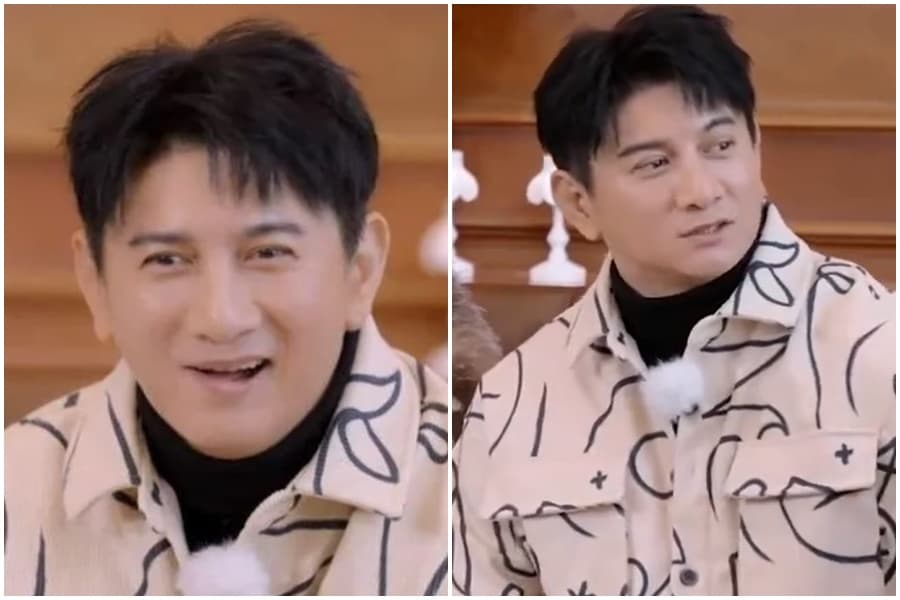 吳奇隆難得在中國綜藝節目露面,略顯臃腫的體態卻成為網友吐槽的焦點。(翻攝自微博)