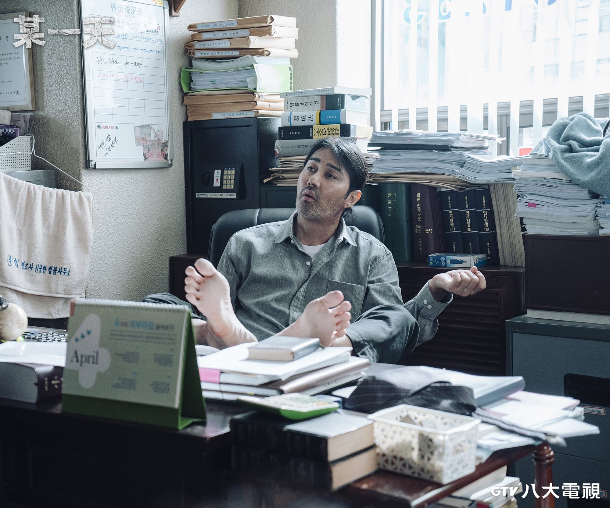 演過許多作品的車勝元被《某一天》長鏡頭拍攝手法激怒。（八大戲劇台提供）