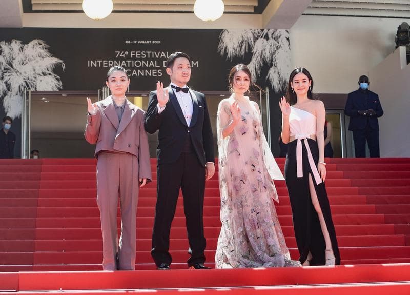 去年袁子芸隨劇組前往坎城出席首映,該片且獲坎城影展最佳劇本獎。(祖與占影像提供)