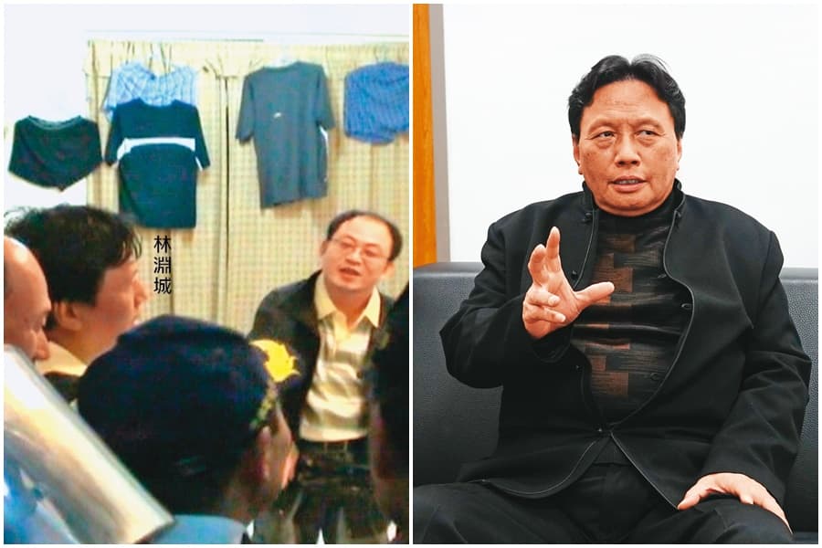 刑事局警政監林淵城進屋與2名綁匪談判,最後成功救出肉票。(刑事局提供)