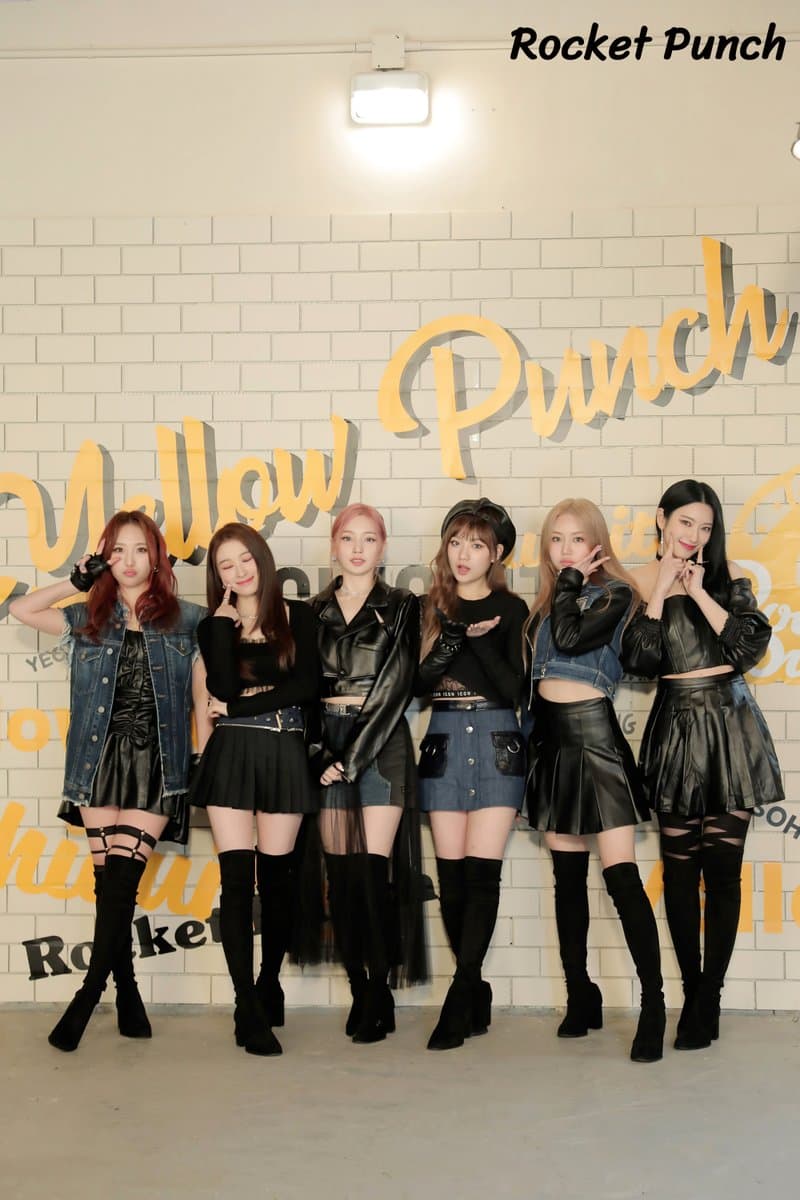 ROCKET PUNCH充滿青春活力,六名成員都非常可愛。(翻攝ROCKET PUNCH Twitter)