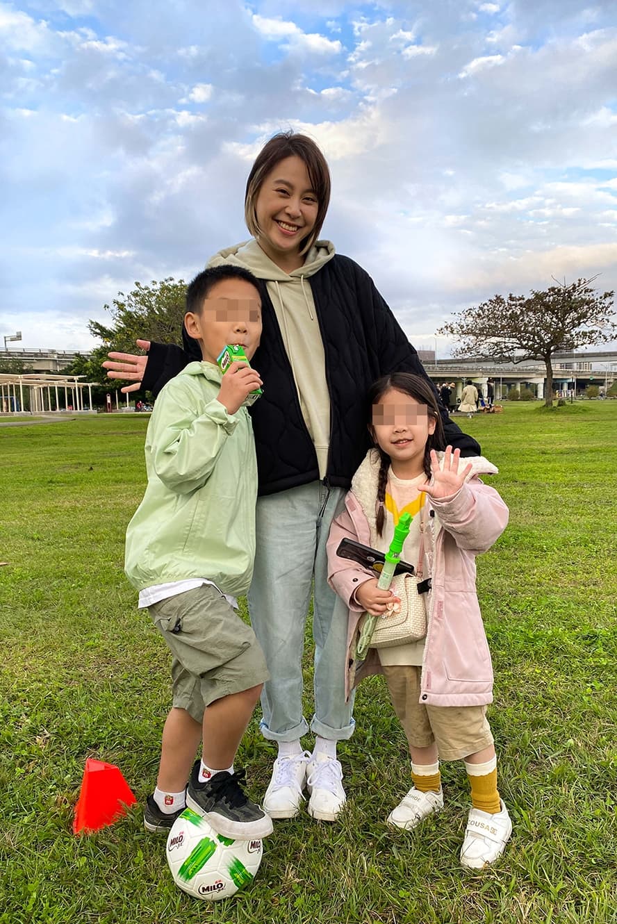 小柔透露「王家運動育兒術」,運動後孩子們食慾大增,這時候更要及時能滿足他們的能量需求。(台灣雀巢提供)