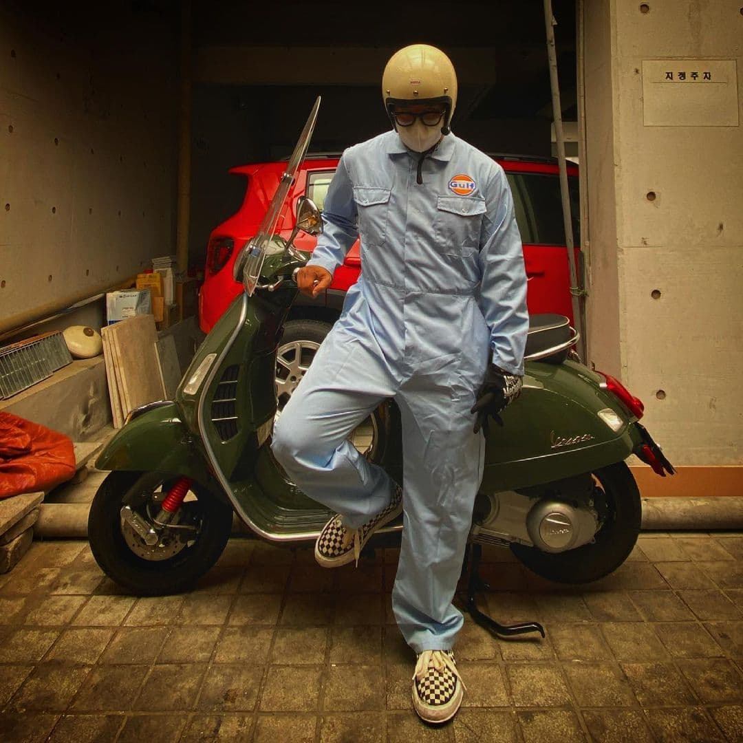 具俊曄喜愛連身褲,常在社群平台秀#ootd(每日穿搭)。(翻攝自具俊曄IG)
