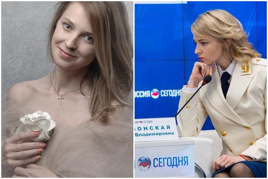 支持俄軍的波隆斯卡雅前往烏克蘭發送物資,遭到烏國富商公開懸賞。(翻攝自推特@nv_poklonskaya)