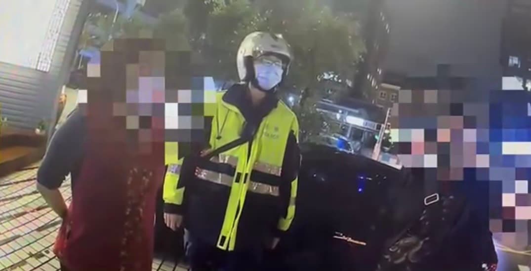 警方到場處理。(翻攝畫面)