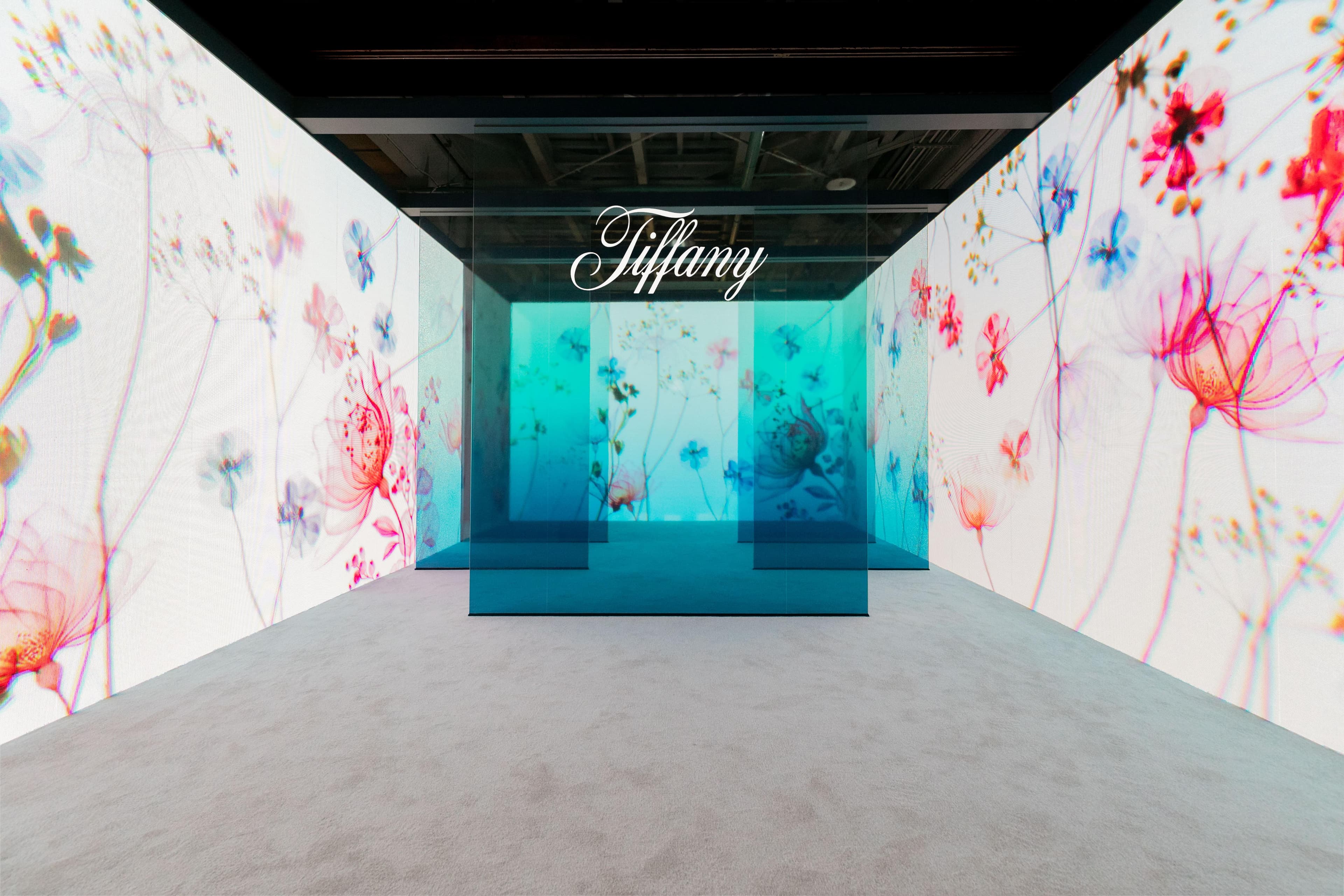 Tiffany 2022自然綺想高級珠寶展展場空景照。(TIFFANY & Co.提供)