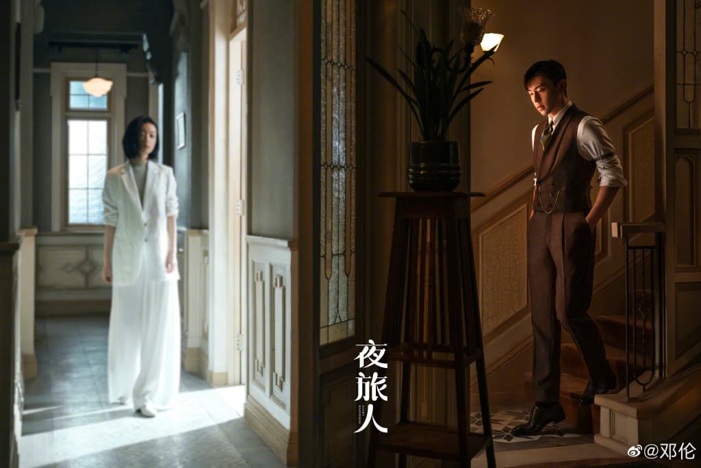 鄧倫與倪妮合作新戲《夜旅人》，將有可能因為他的逃稅醜聞無法播出。（翻攝鄧倫微博）
