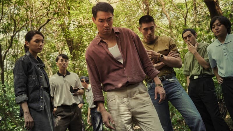 楊祐寧在《華燈初上》裡的辦案警探既帥又痞,演技也被稱讚。(Netflix提供)